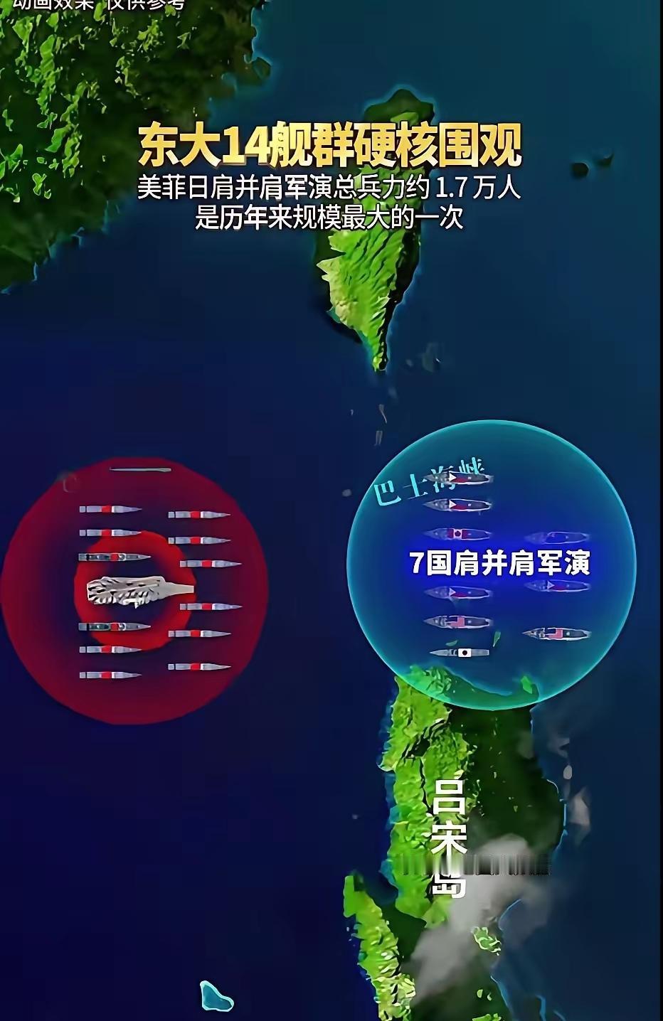 笑死了，由美国、菲律宾、日本、法国、加拿大、澳大利亚、新西兰组成的七国联军，在南