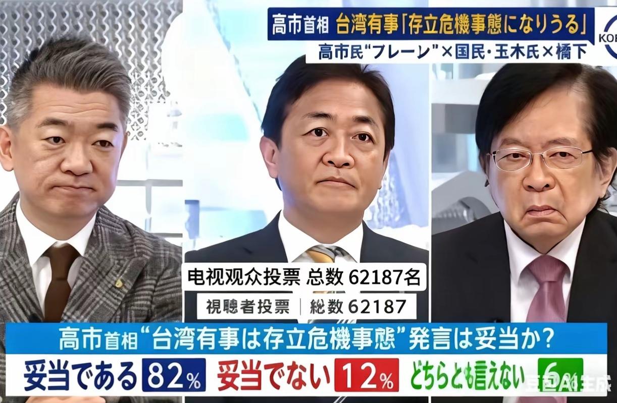 调查显示，82%的日本人，赞成高市早苗与解放军开战的计划！刚刚上台的日本女首