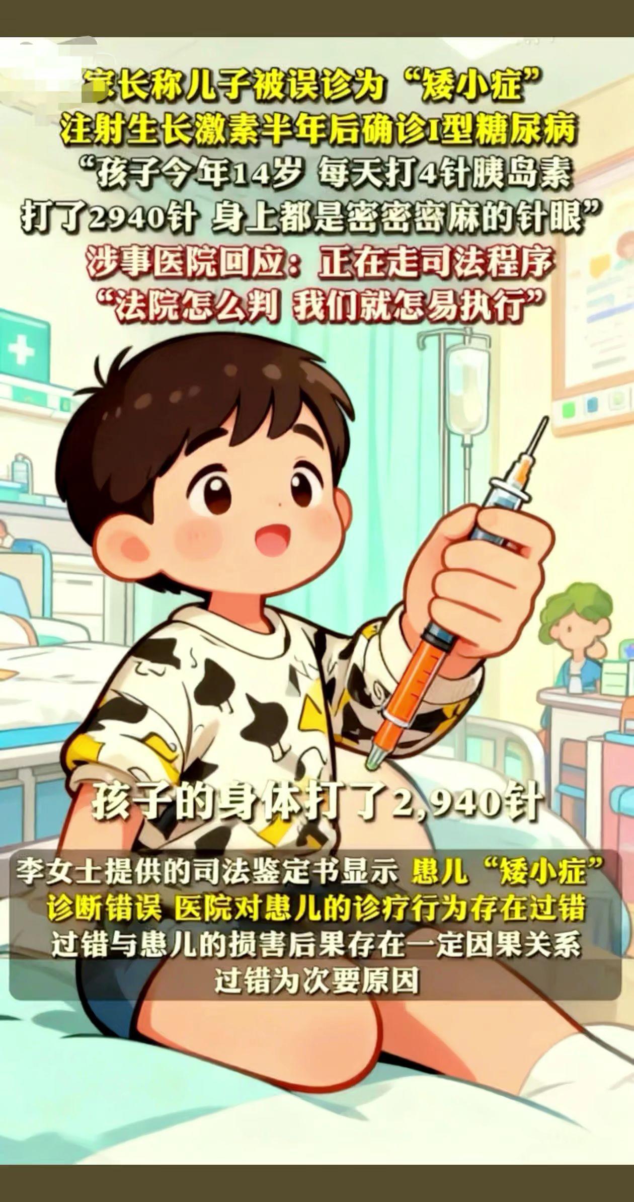 家长称儿子被误诊为