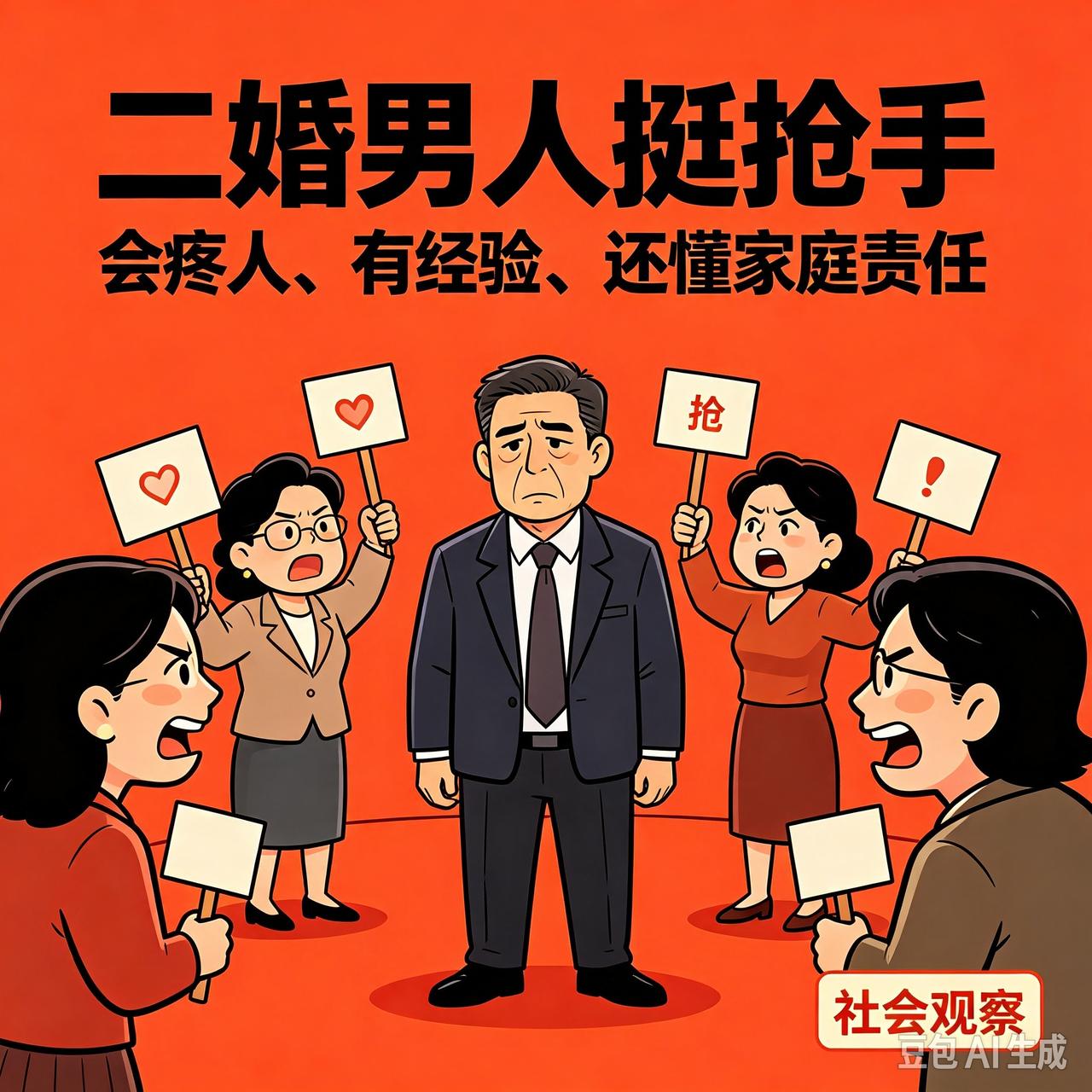 二婚男人挺抢手！小镇上两个丧偶男人不到一年的功夫都有了新人儿。一个是餐饮老板被邻