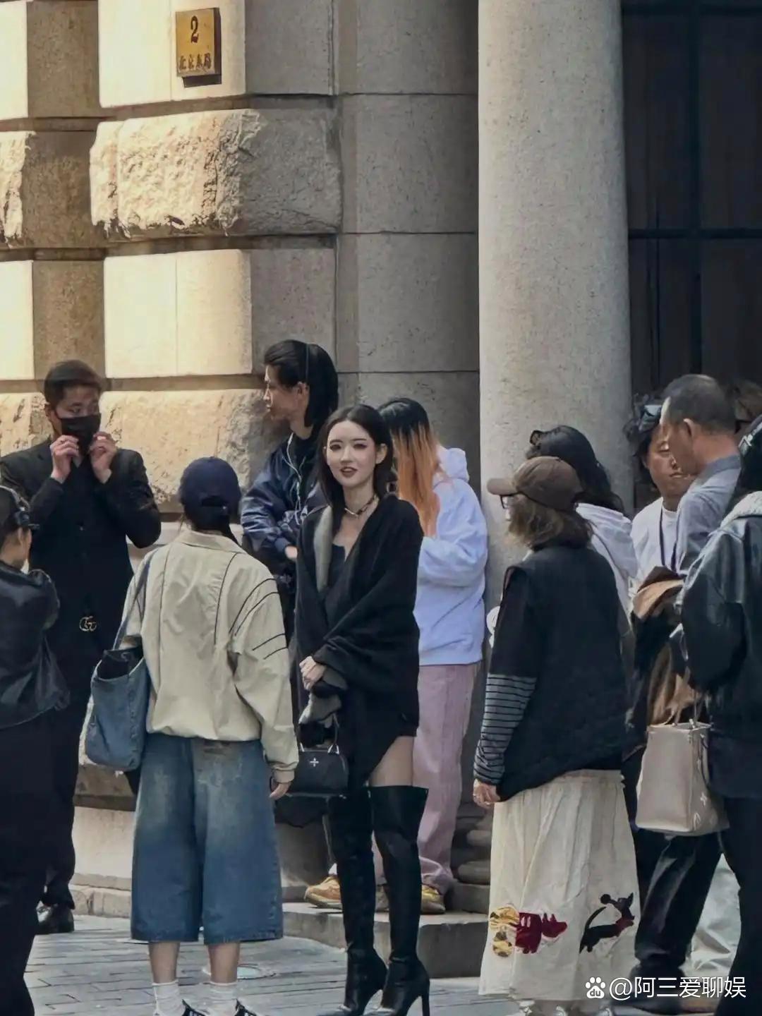 外滩偶遇王玉雯，我的老天太好看了啊