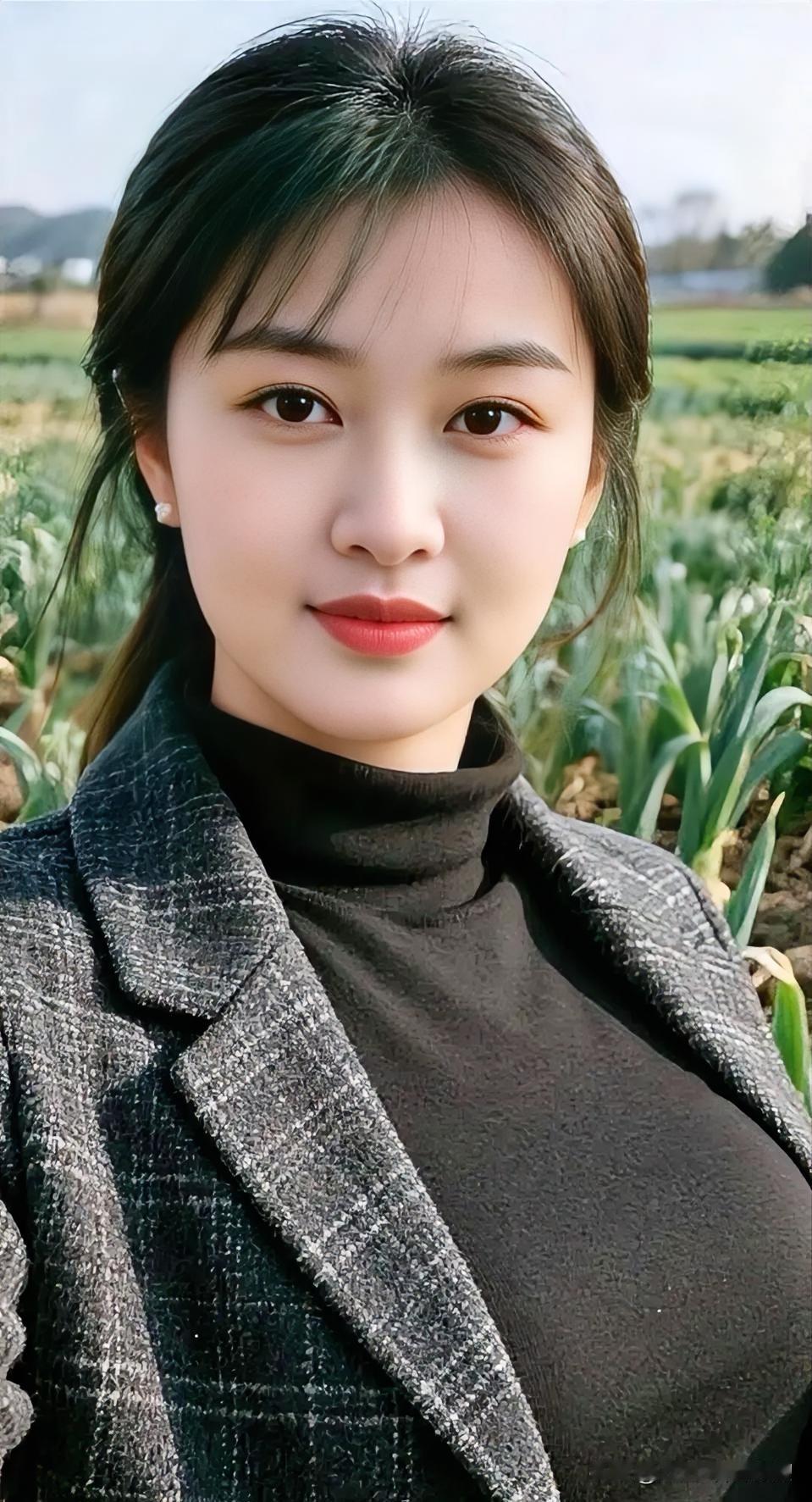 时尚穿搭田野间清风微漾，笑意温婉，自有芳华。
