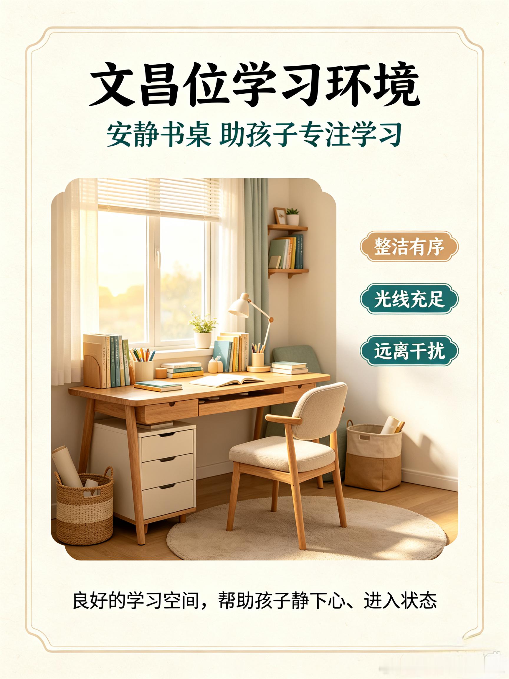 新学期已经开始，很多家长总是抱怨孩子不爱学习、注意力差、贪玩。首先，家居风水方面