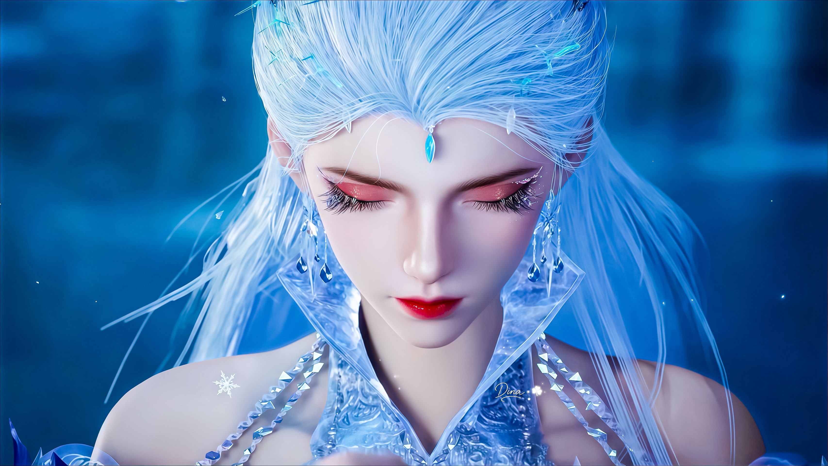 斗罗大陆2动画斗罗大陆2动画雪蒂雪帝❄️🩵