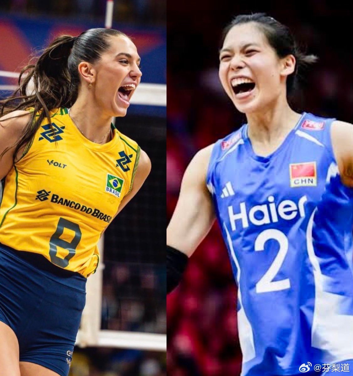 国际排坛动态中国女排vs巴西女排巴西方面给今晚中巴之战造势，活儿整挺好……今年世