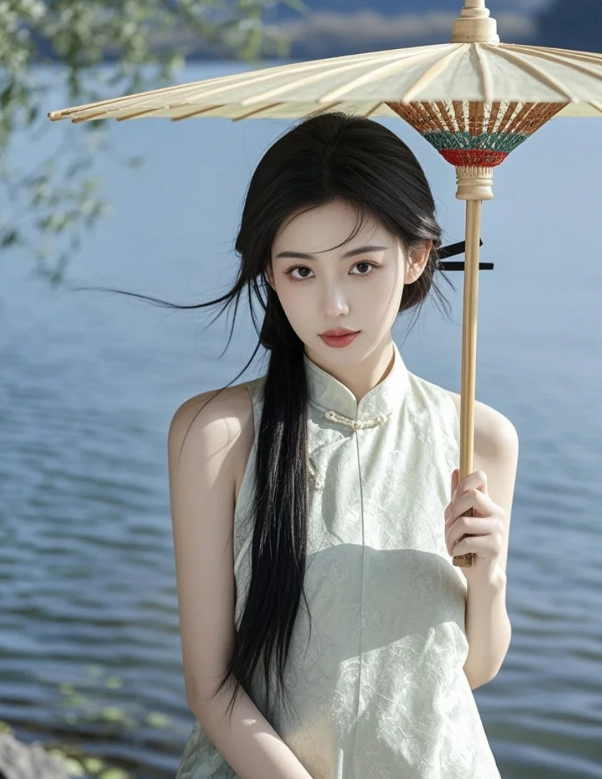 她的身姿美得像一首慢板诗