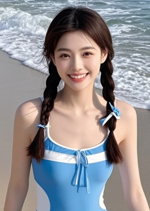 穿泳衣出门，你以为我是来游泳？其实是想让你多看几眼❤️。