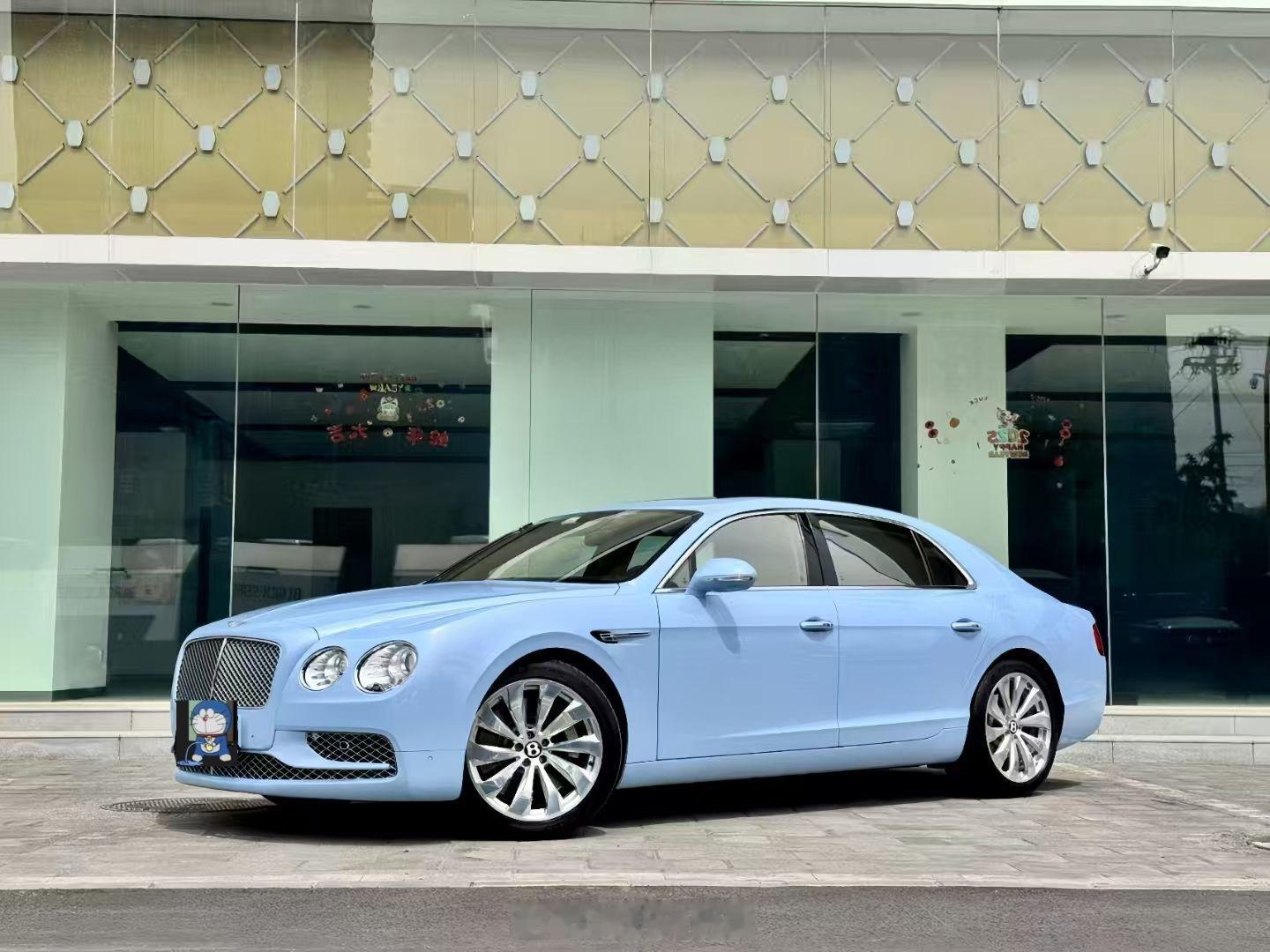 14款宾利飞驰V84.0T3.5w公里京牌Babyblue车漆色喜欢