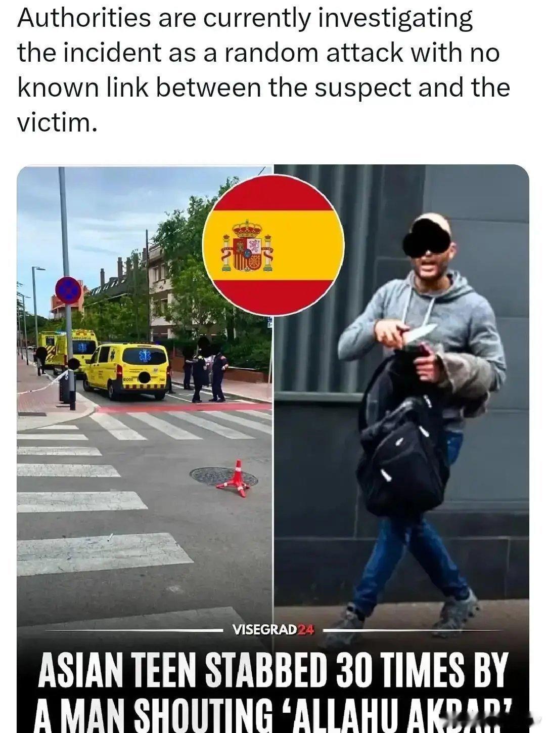 一名中国女子在巴塞罗那遇害身亡当地时间5月2日上午11点左右，在西班牙巴塞罗那