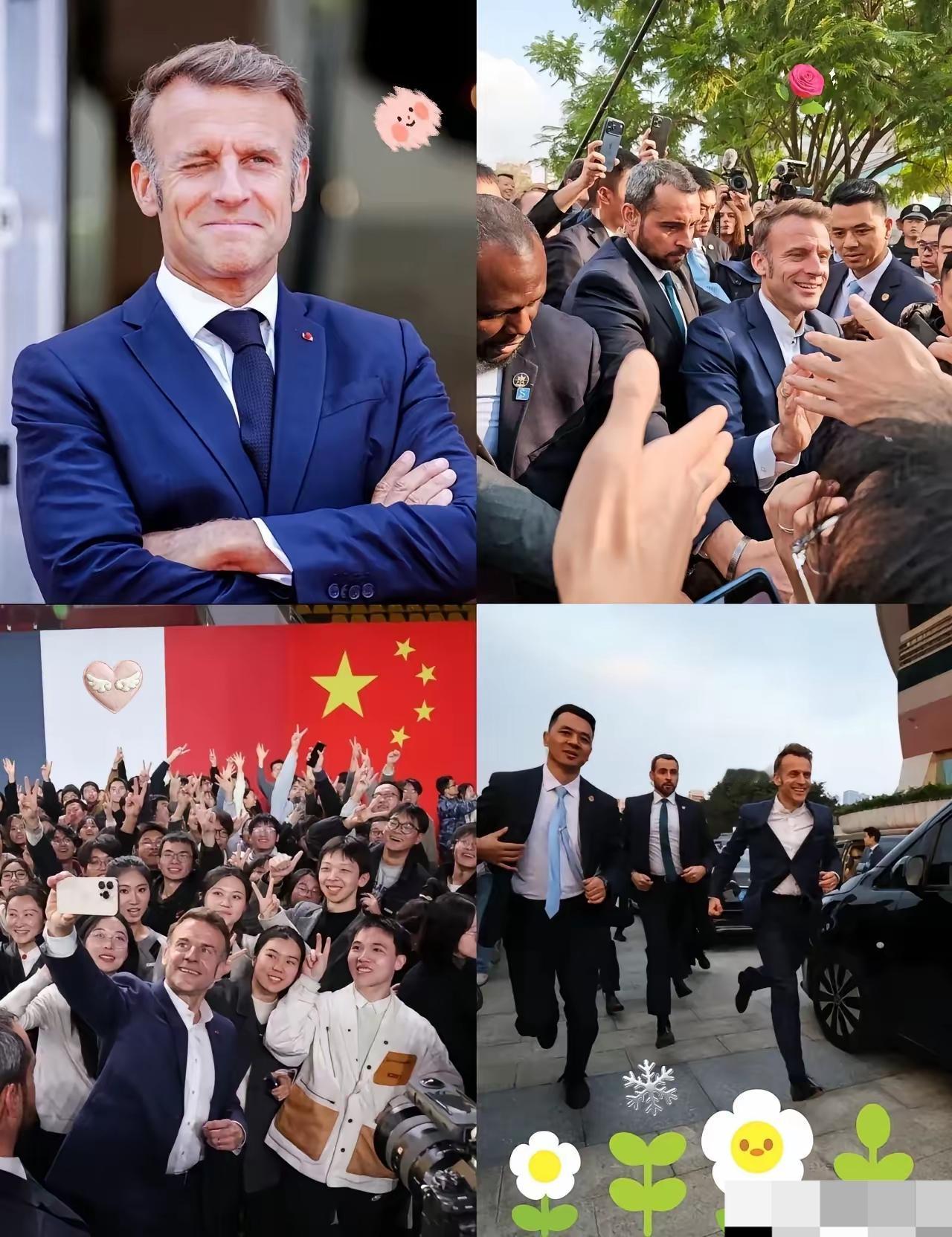 看到马克龙12月7日的对华表态，真的忍不住想笑。前几天还在咱们这儿逛都江堰、访川
