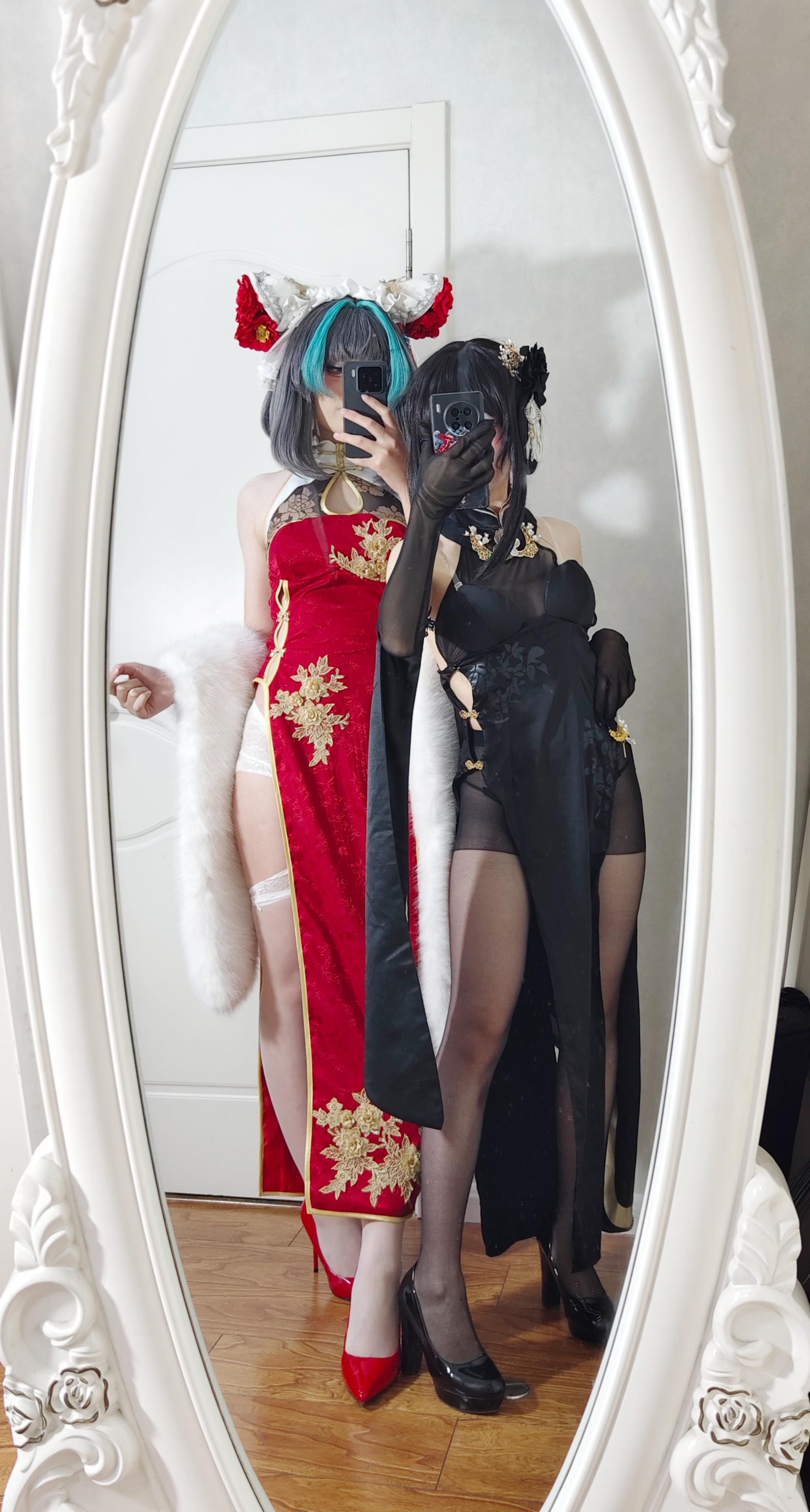 碧蓝航线 cos 旗袍