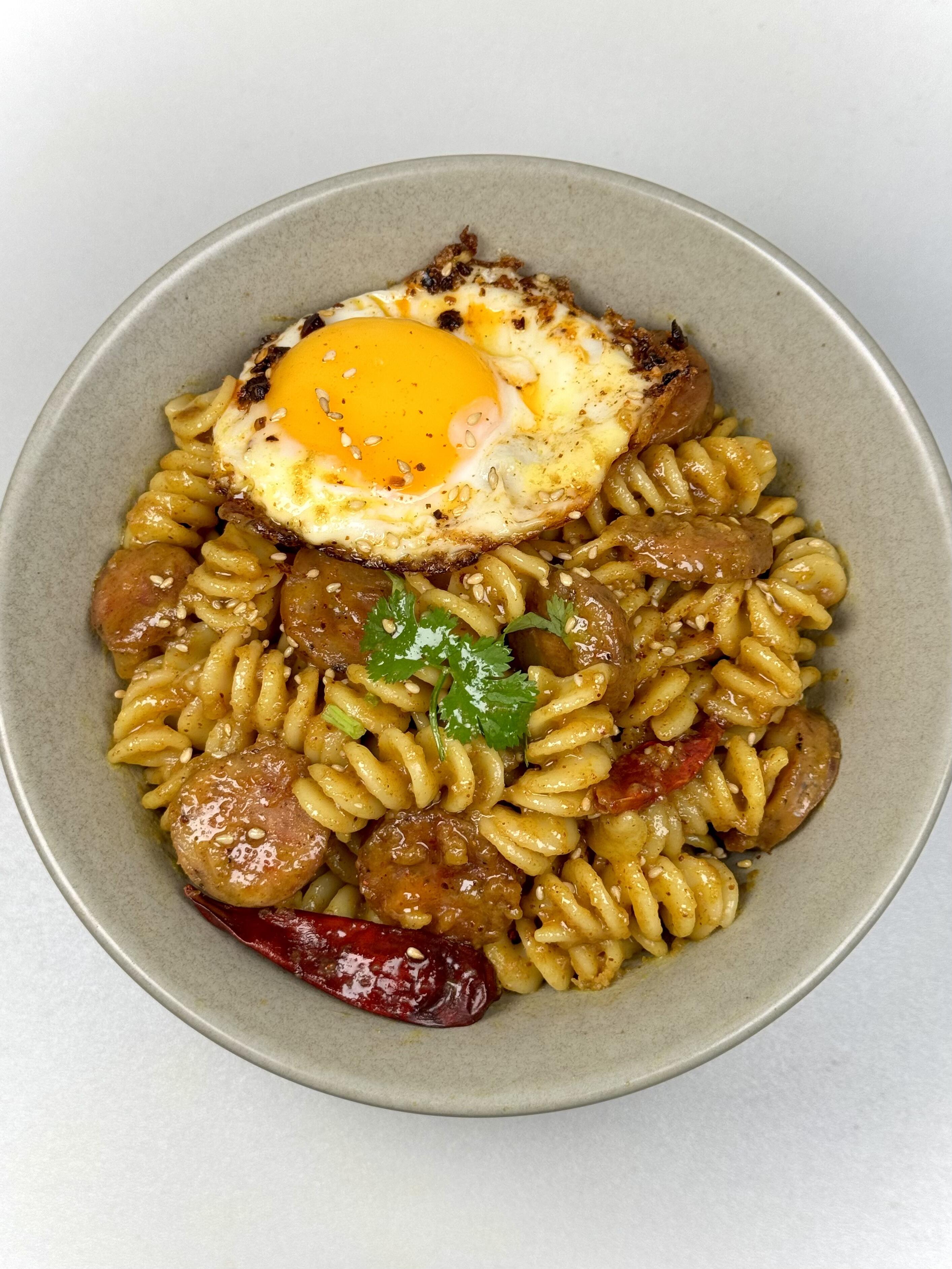 辣沙茶咖喱意面太上头🍝浓郁够味，新手零翻车家人们谁懂啊😭好久没吃意面，今