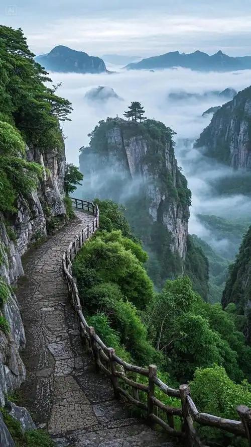 人间仙境可不少呢！青海的年保玉则曾是绝美之地，800平方公里冰蚀地貌，雪山、海子