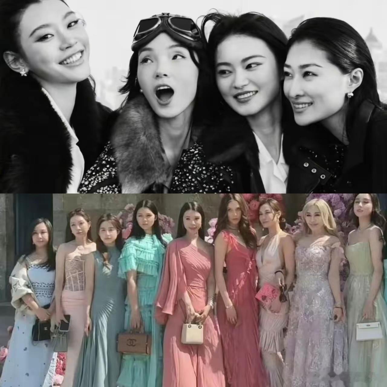 我算是理解了为什么奚梦瑶的模特朋友都没参加婚礼原因其实很简单，因为她们本质上就是