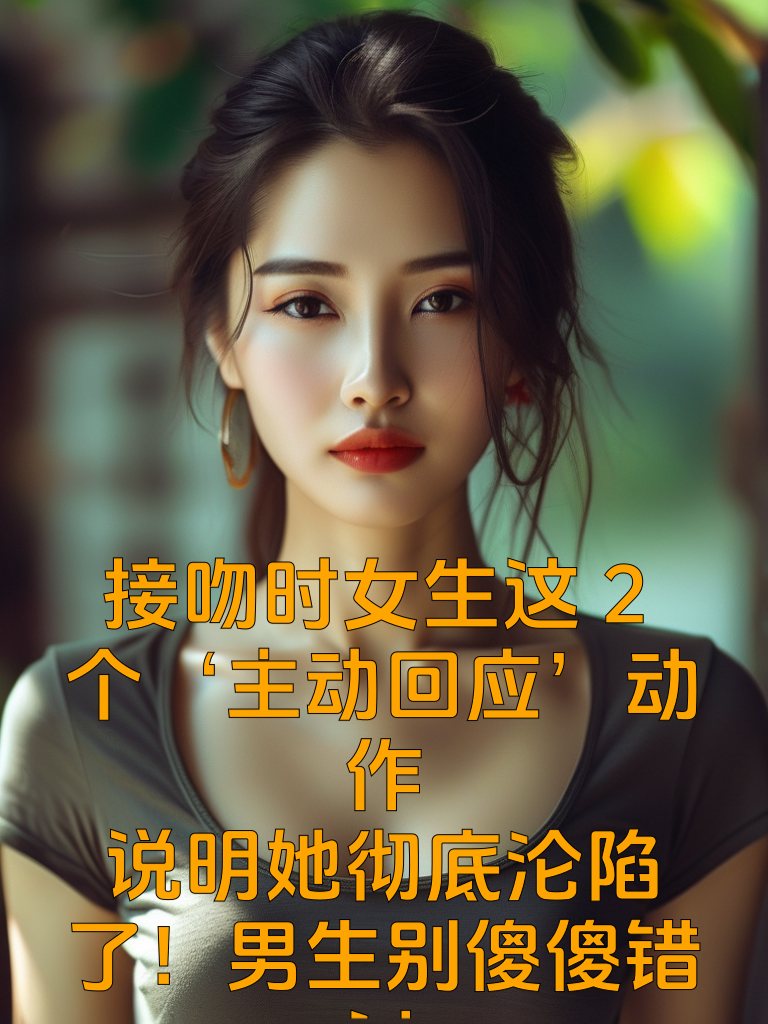 接吻时女生这2个‘主动回应’动作，说明她彻底沦陷了！男生别傻傻错过