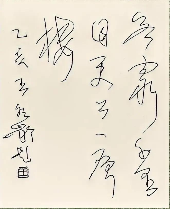 王冬龄的硬笔字还可以，符合草法，也能看得懂，但是他自创的“乱书”就有点看不明白了