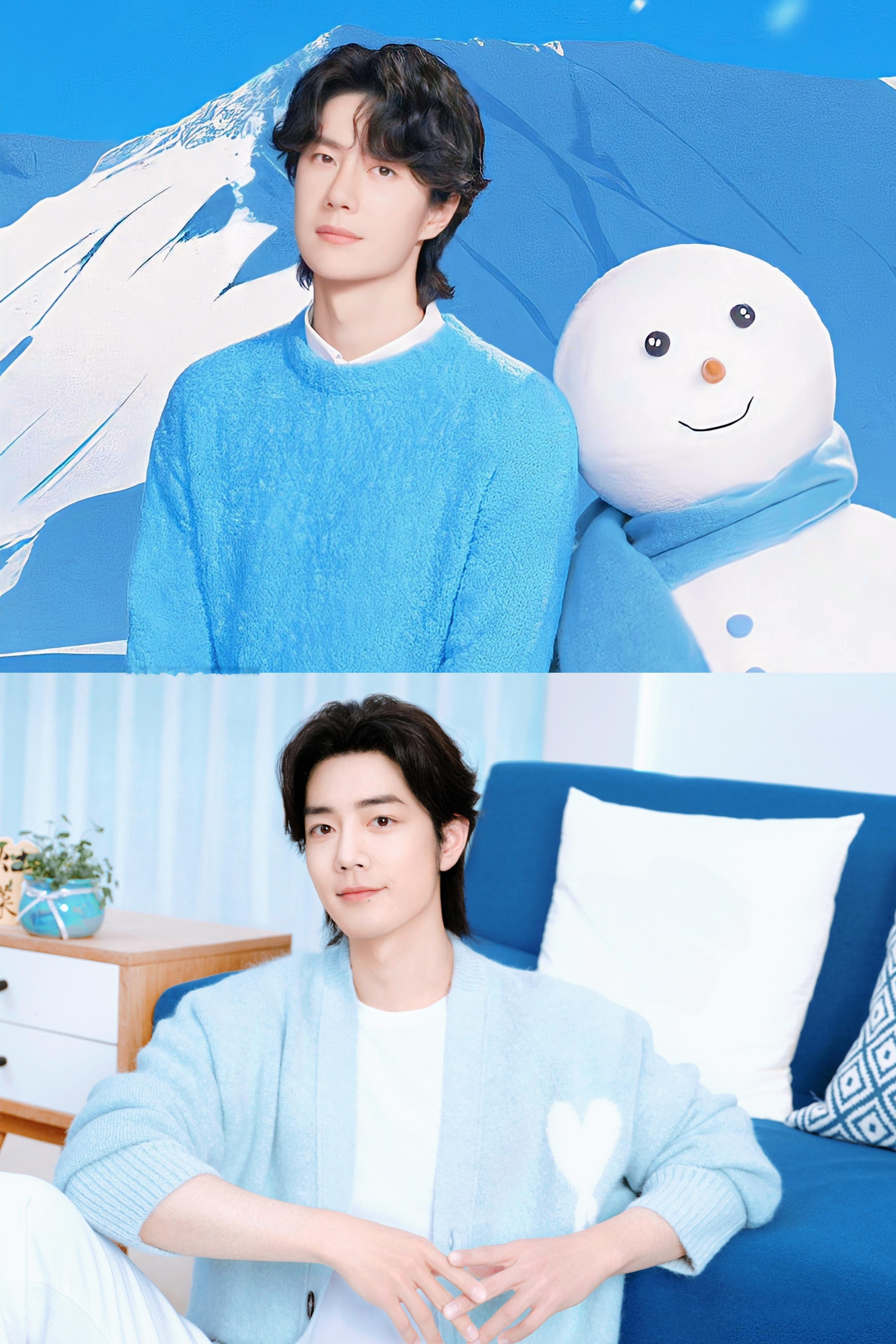 博君一肖长发就是最配哒💙💙💙