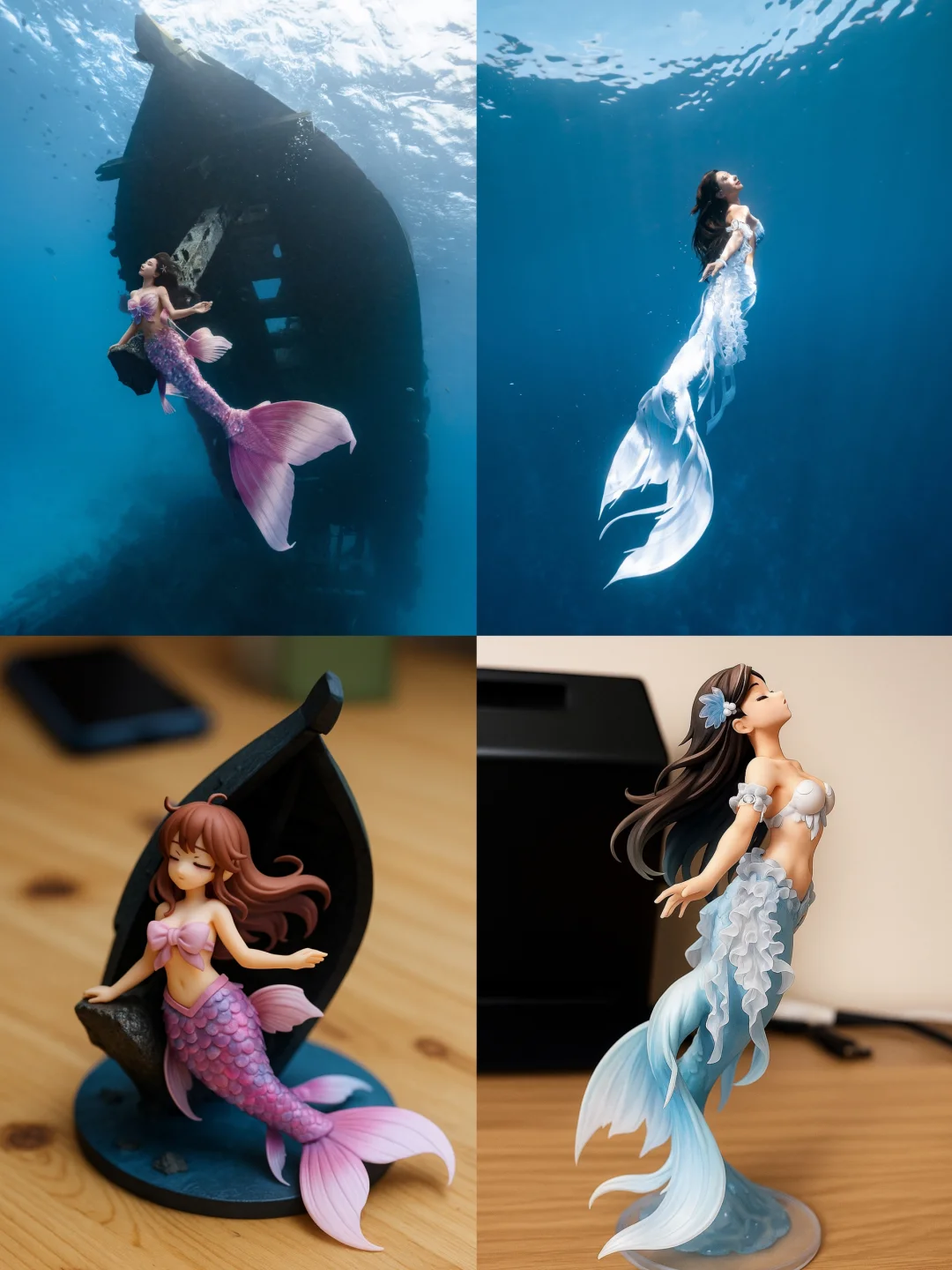 我也有自己的专属手办啦🧜🏻‍♀️美人鱼手办