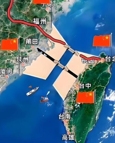 填海这个方法好，能够一劳永逸解决台湾问题！十万辆渣土车日夜交替、加上几万台挖掘机