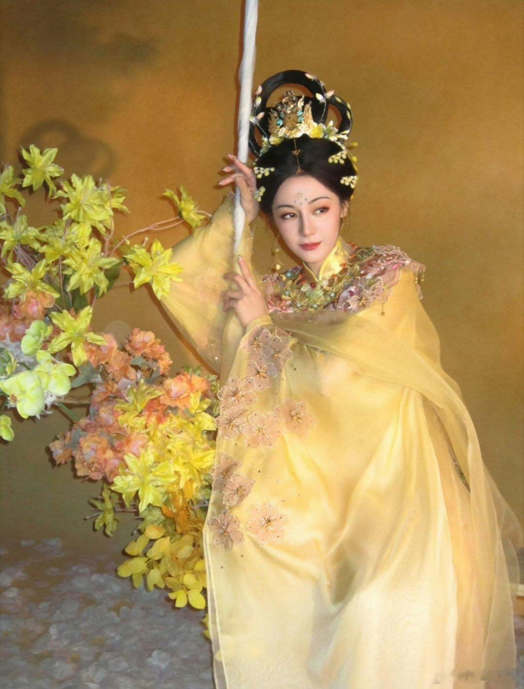 难怪古人会为一幅画一眼沦陷迪丽热巴“画中仙”