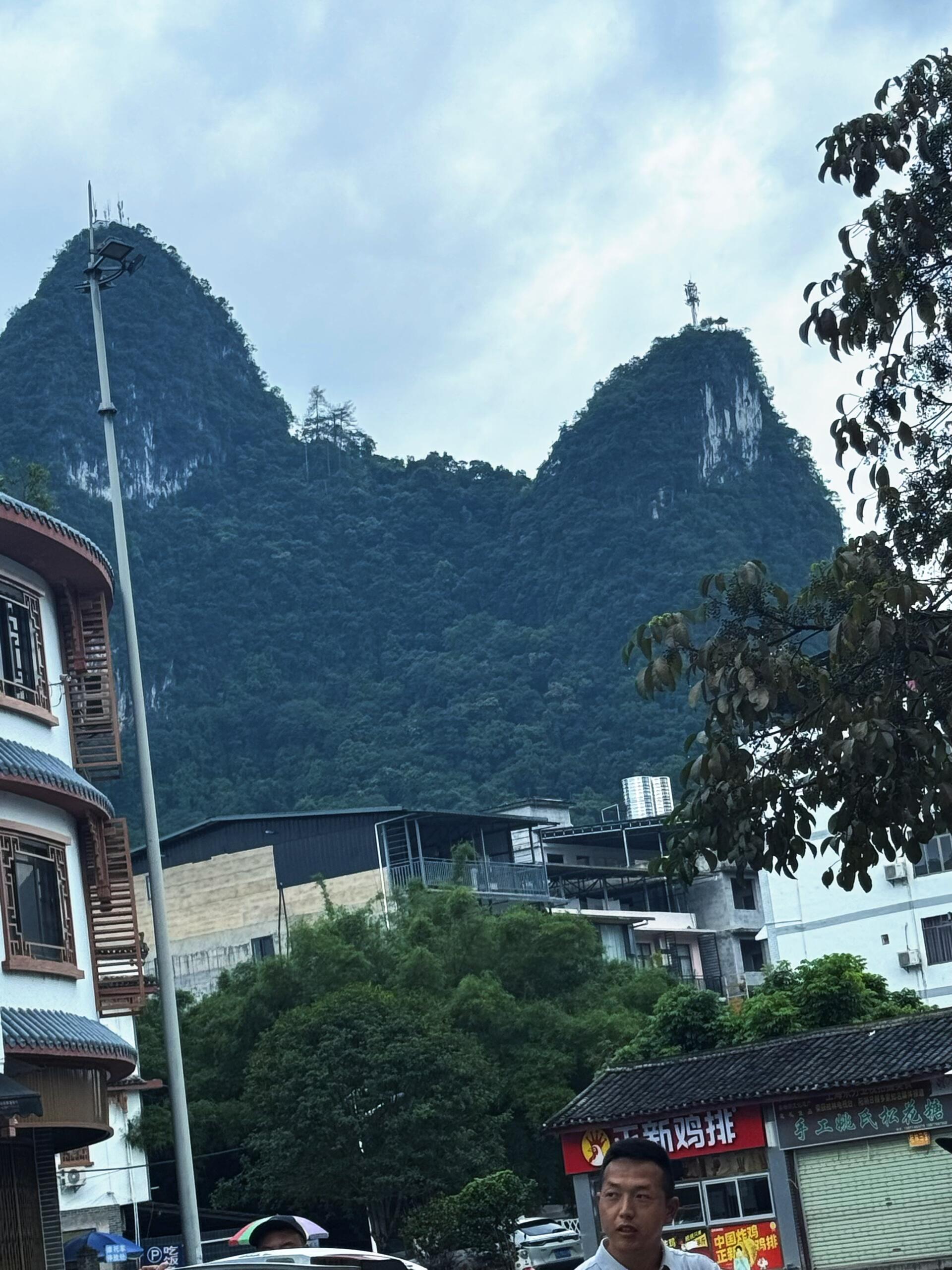 在桂林阳朔发现了一座猫猫山​​​