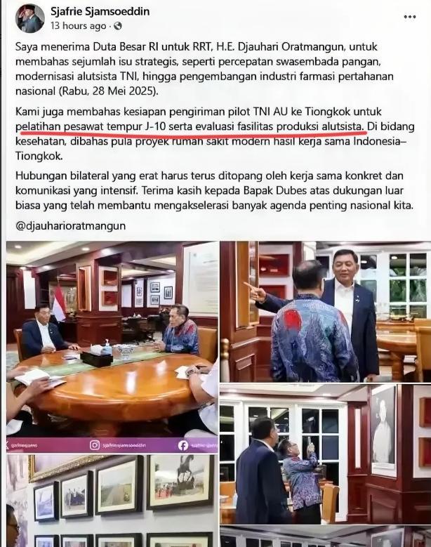/当印尼签下增购12架阵风战机意向书时，所有人都以为歼10ce已无缘印尼，印尼竟