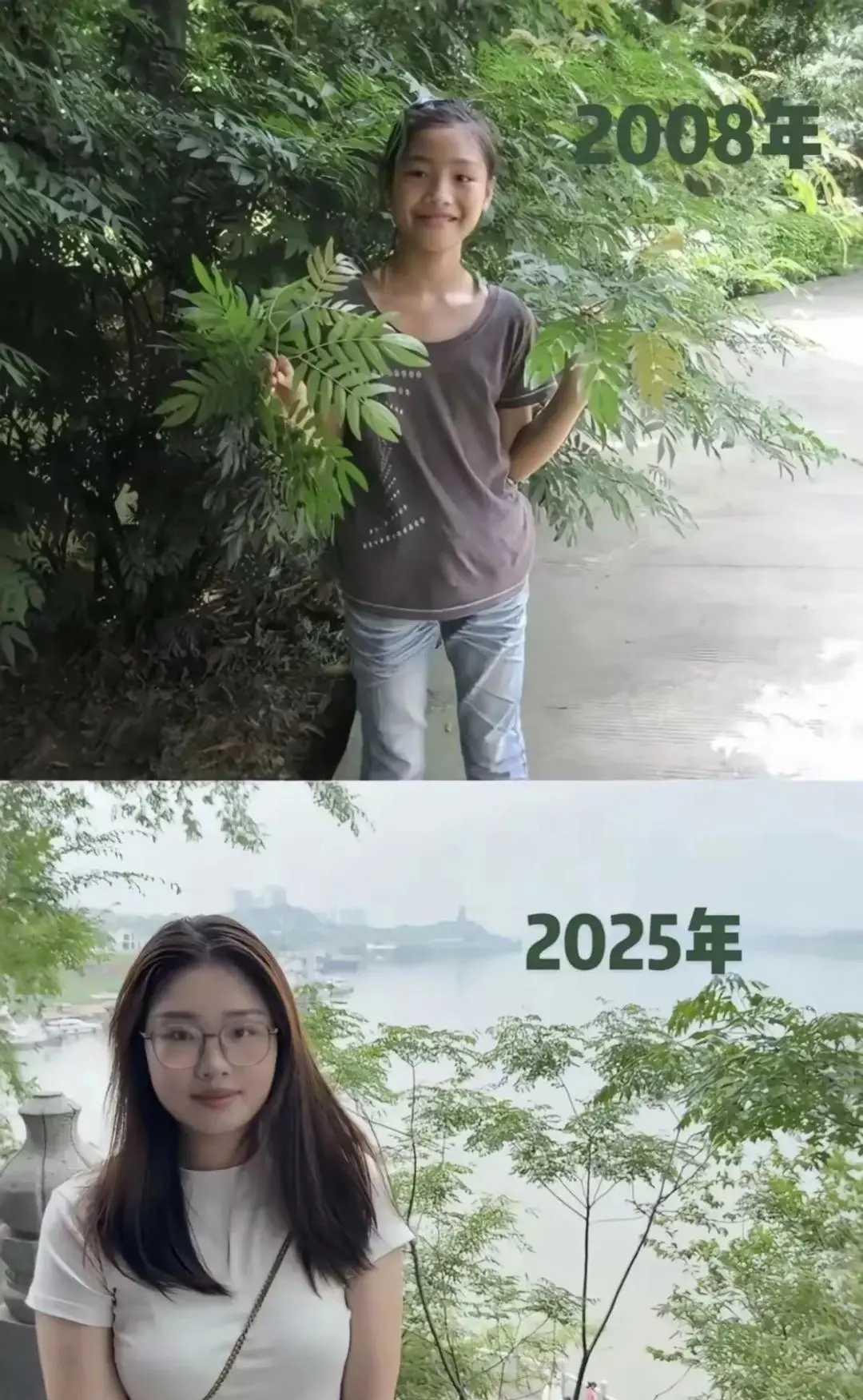 女大十八变，我是信了，简直换脸了一样。