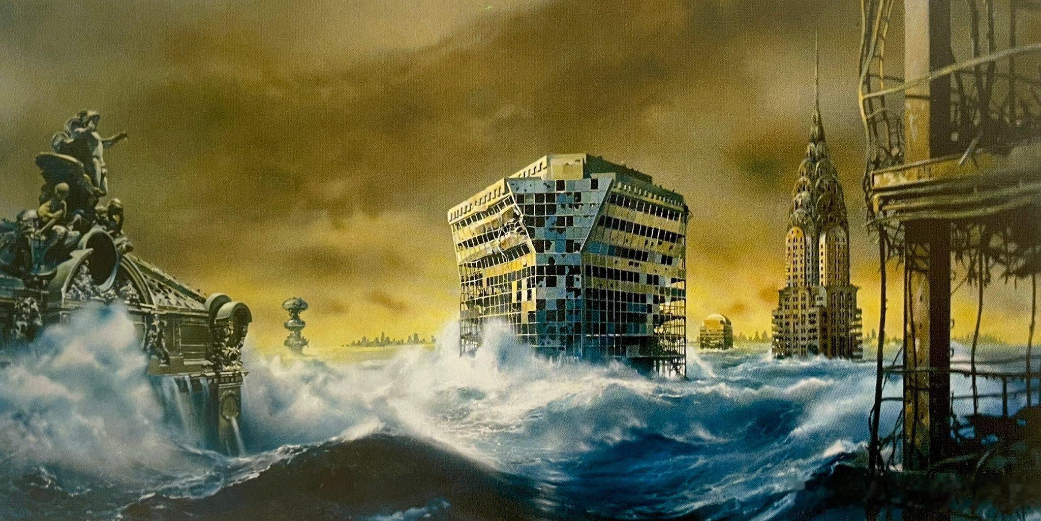 ChrisFoss1992年为库布里克版《人工智能》设计的概念图​​​