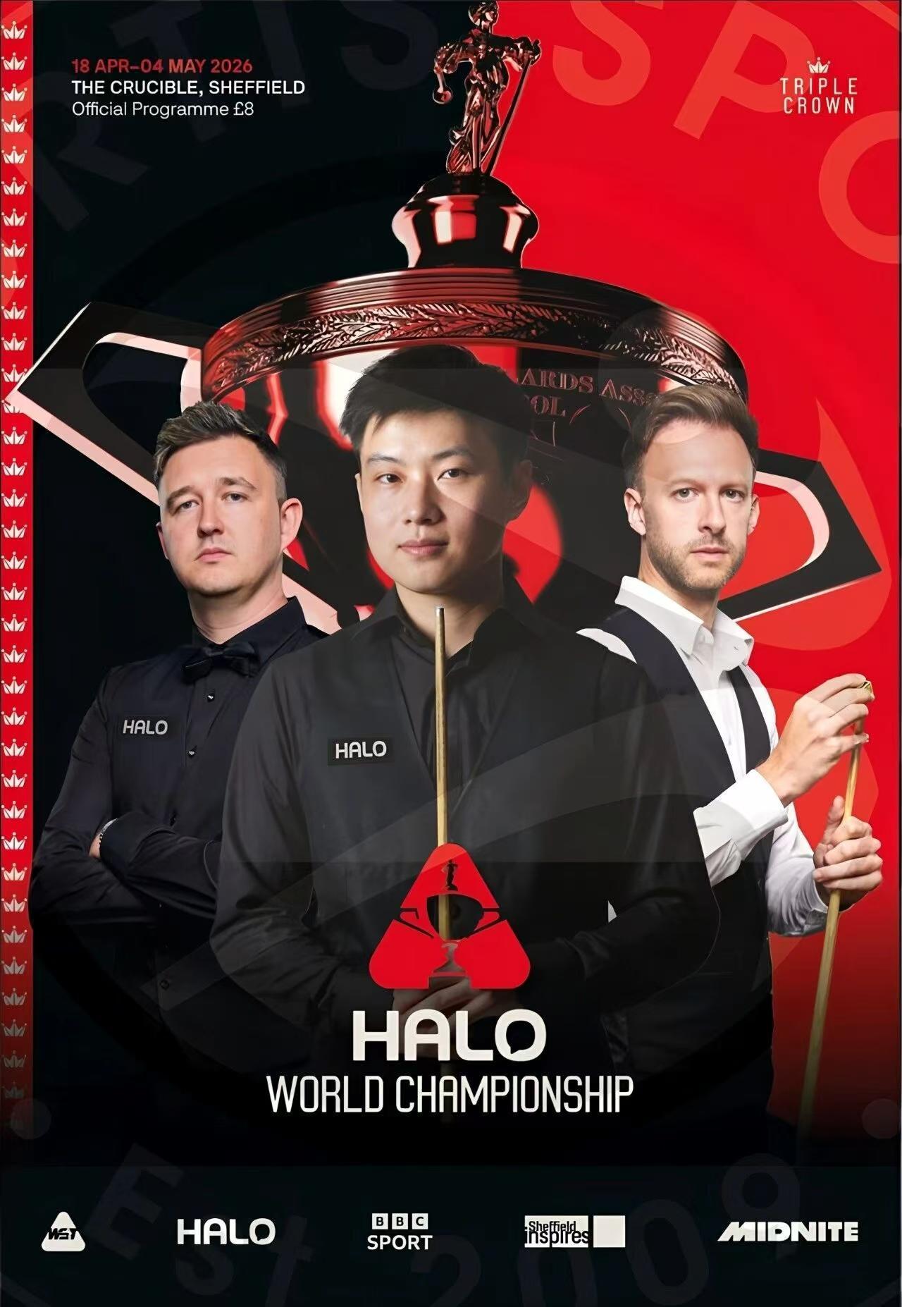 锁定下午5点，9点半，凌晨2点，世锦赛正赛正式打响。赵心童、张安达5点出场，