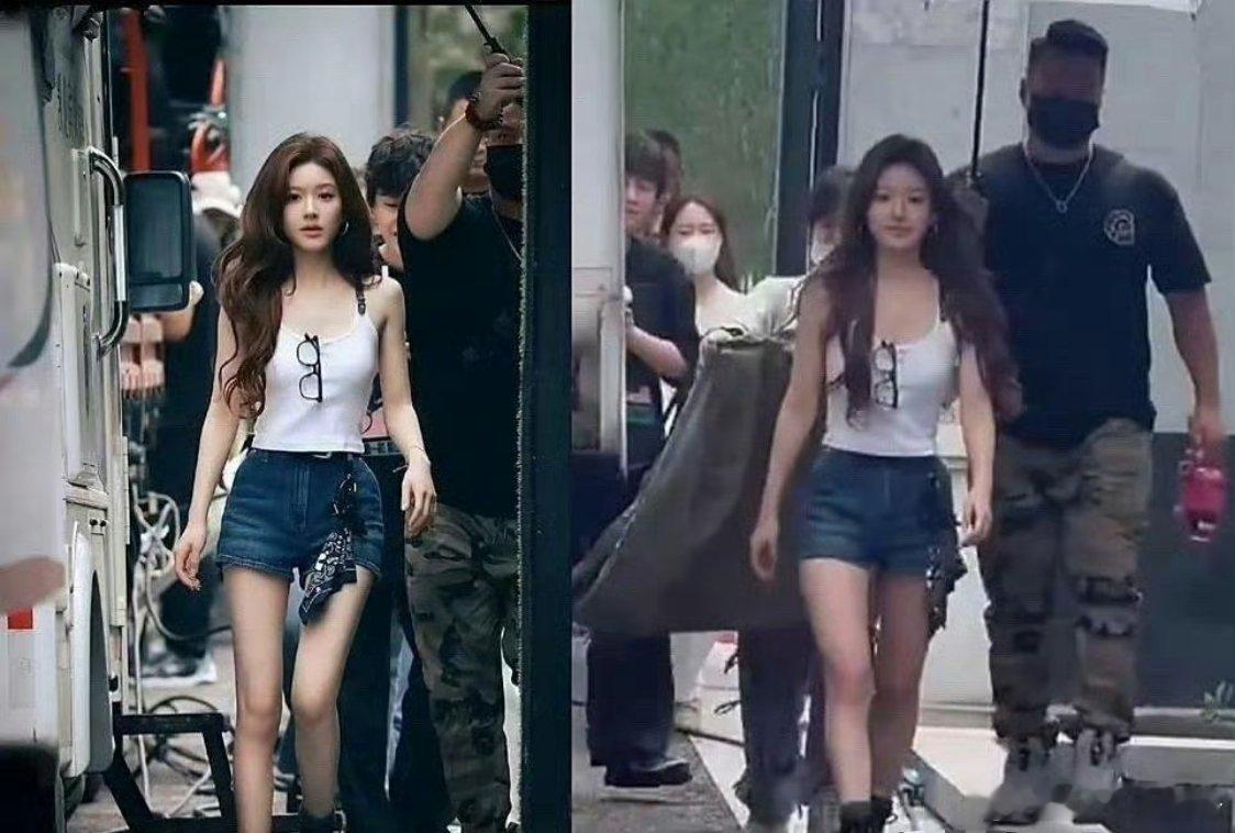 赵露思精修和生图的区别站姐辛苦了