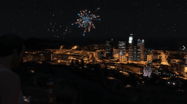 土豪放的烟花!1秒钟5万块!