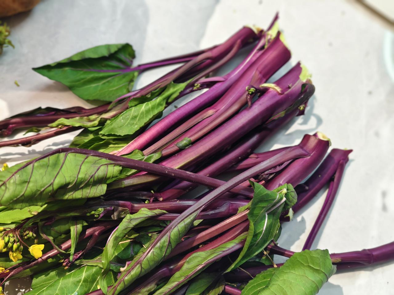 紫菜苔真的太好吃了[赞]我发现这个菜又便宜又美味我们这超市2.5元一斤，我买