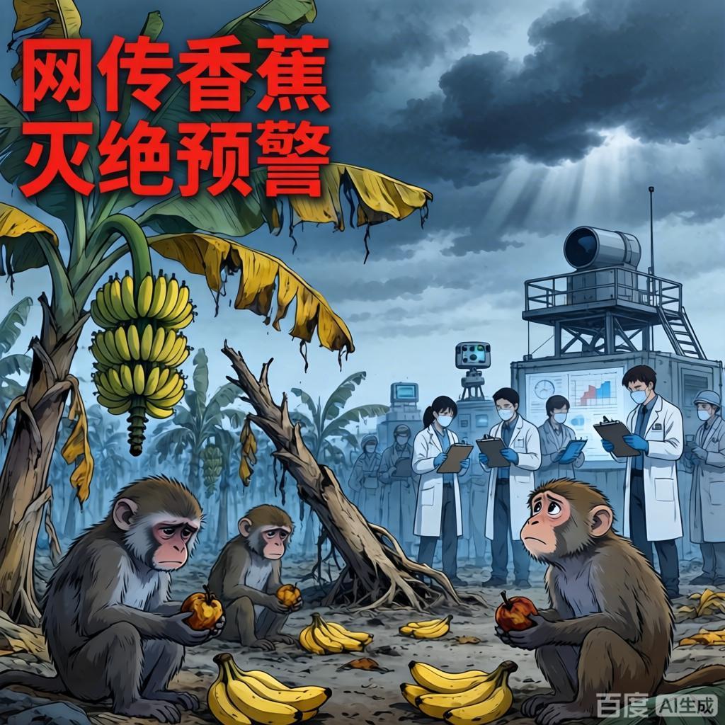 最近网传香蕉可能会灭绝，这说法并非空穴来风。现在商业化种植的香蕉大多是“卡文迪许