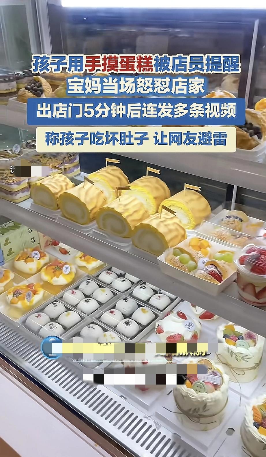 那个称孩子吃蛋糕吃坏肚子的景德镇女子她其实撒了两个谎第一她没有阻止孩子,而