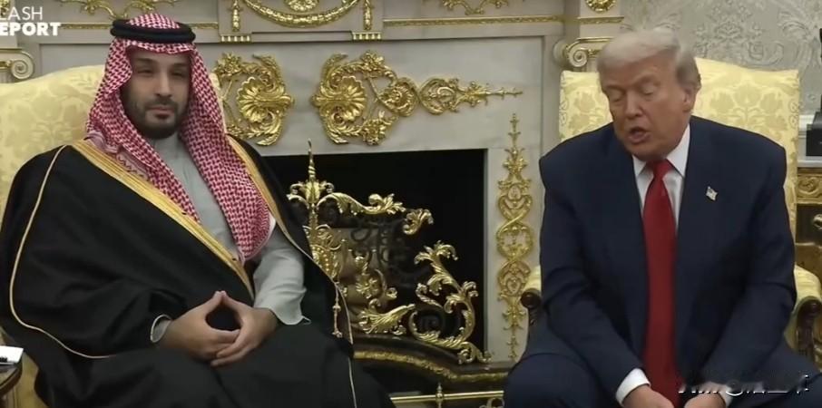 美国总统与沙特王储上演“你说你的，我说我的！”特朗普：“我想你对《亚伯拉罕