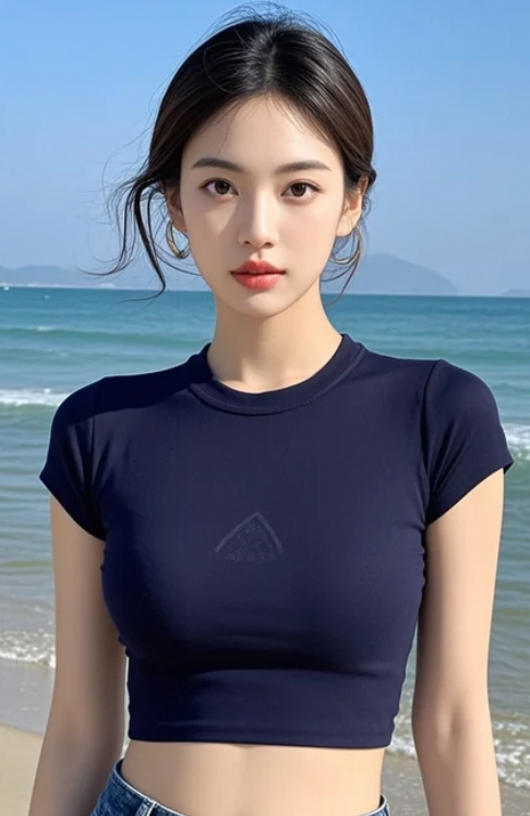 美女望来一眼，你敢不敢和她对视到心跳变频？