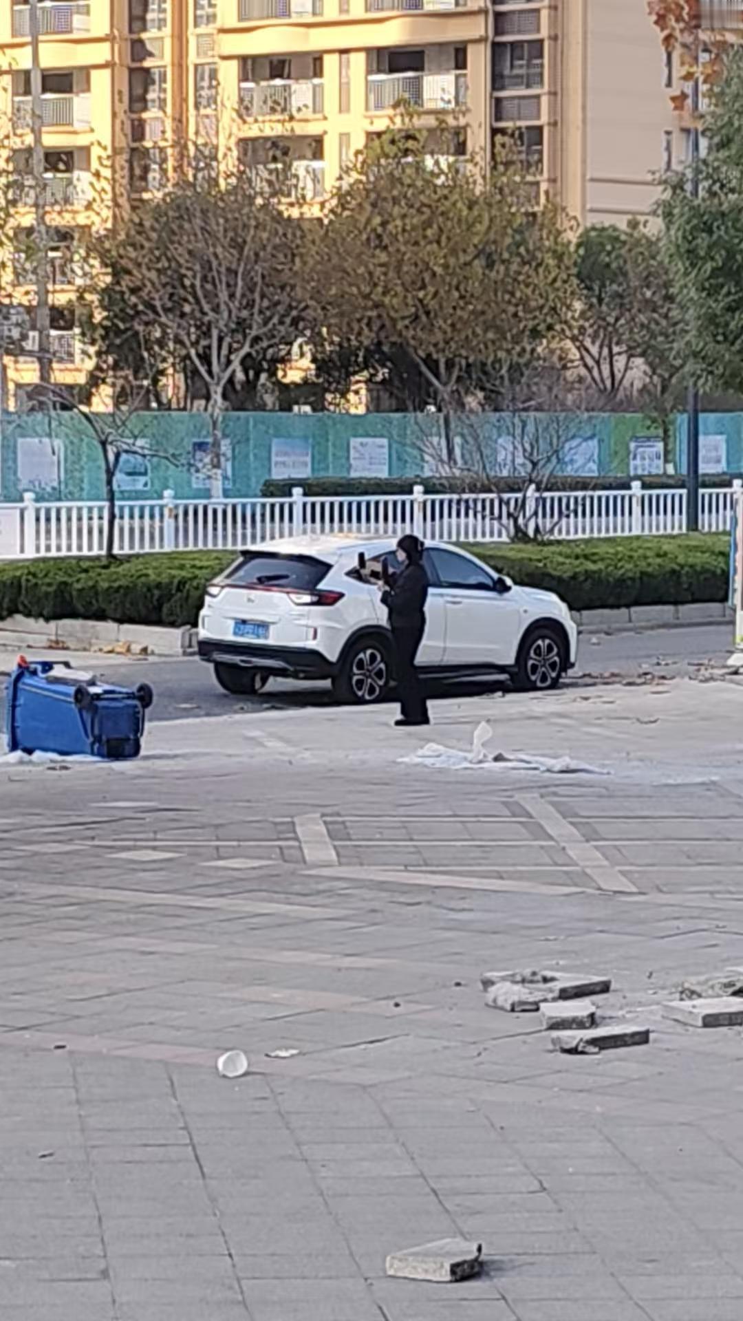 今天是金碧物业走后的第38天。最近几天，我们小区成了网红打卡地。因为出现了一