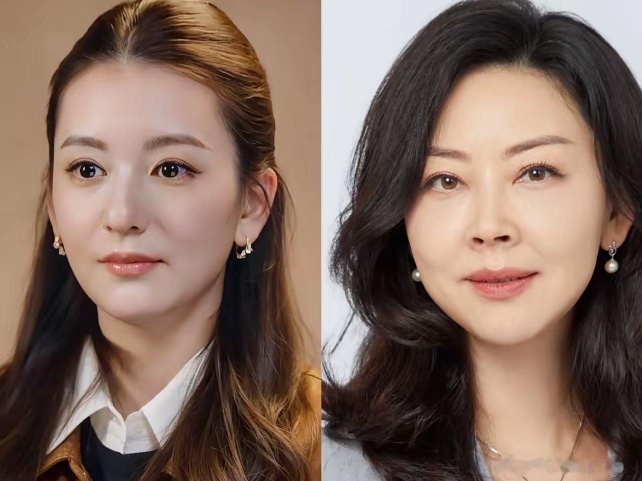 同为女人，同名不同命！左边是“天王嫂”方媛。38岁，模特出道，嫁给郭富城后相夫教
