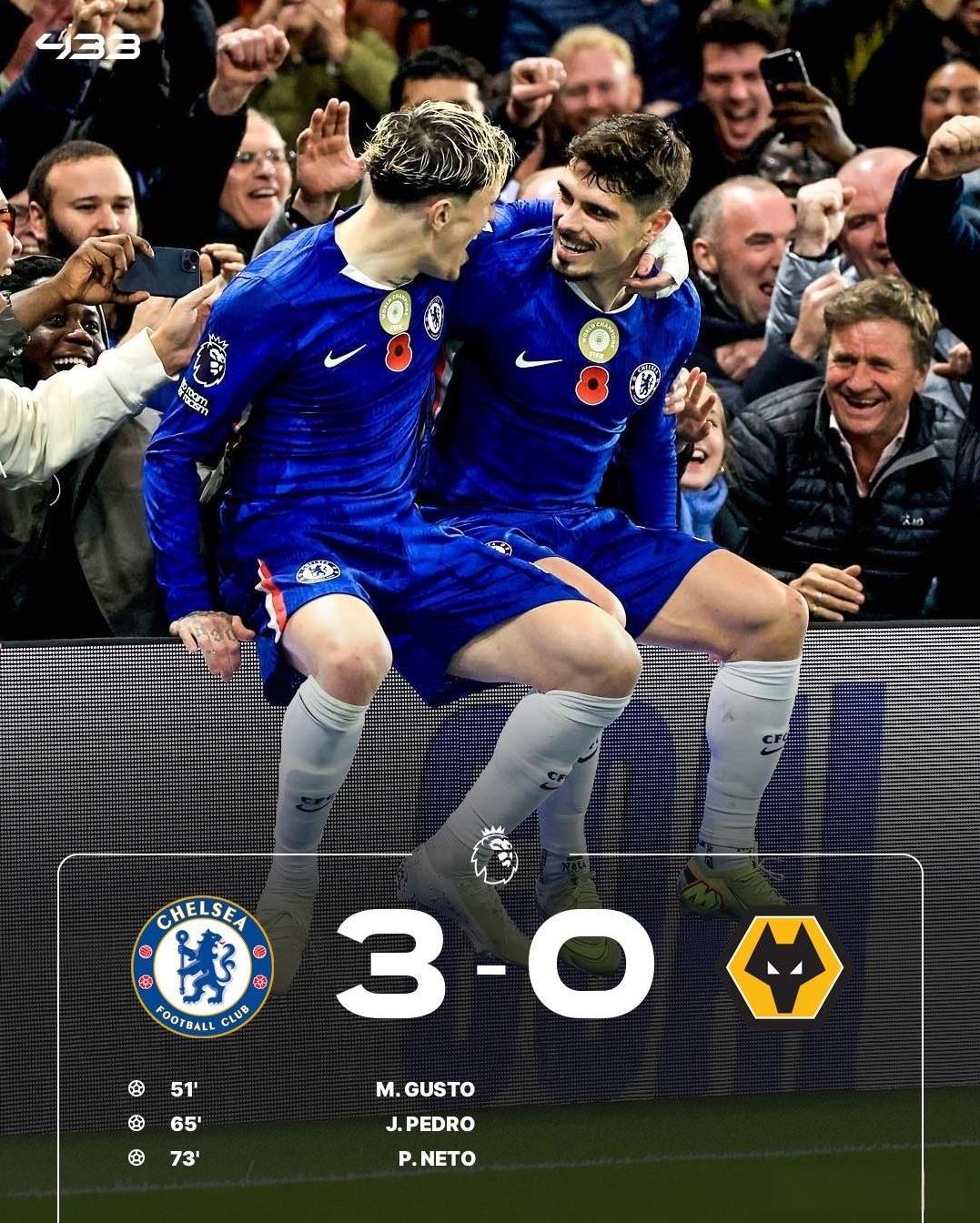 切尔西迎来一场大胜：1.加纳乔助攻梅开二度2.巴西人的连线，艾斯特旺助攻