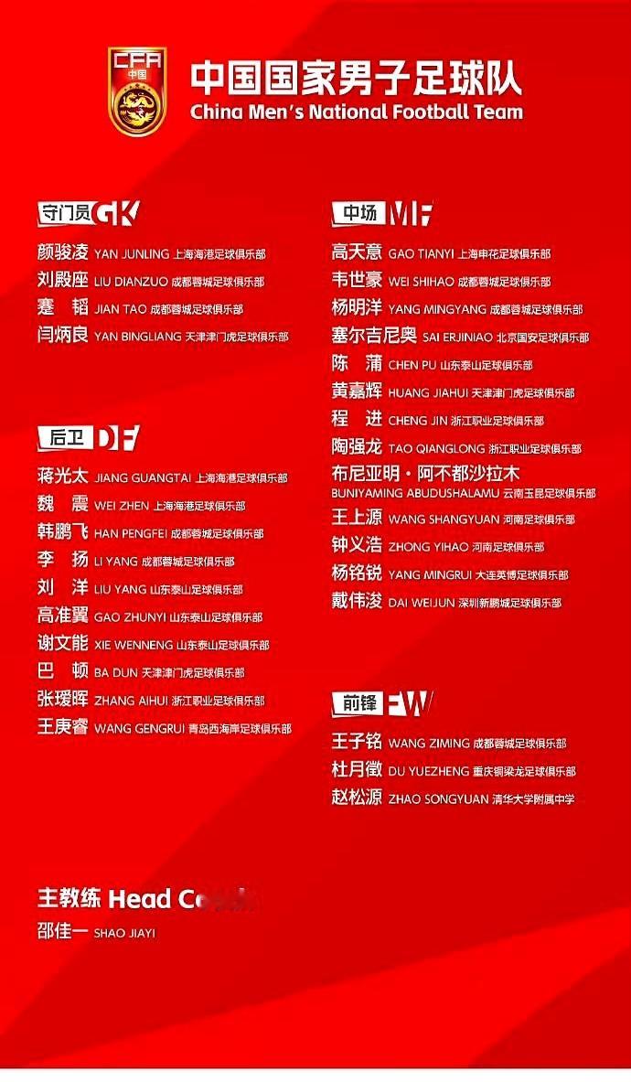 17岁的年纪，别人还在刷题，他已经连跳两级被邵佳一拉进了国足大名单。这叫赵松源的小子，原本呆在U17