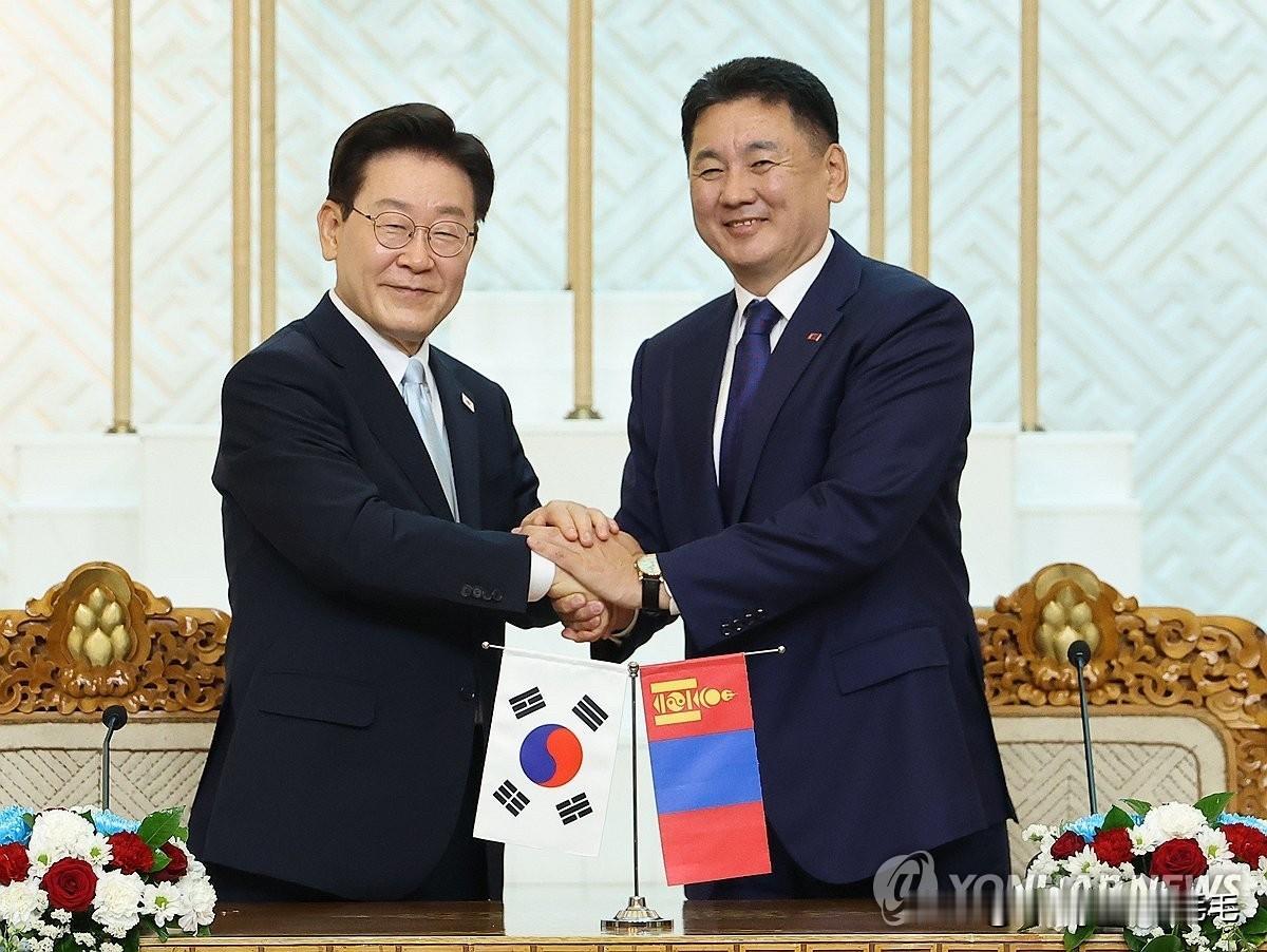 7月9日，韩国总统李在明正式出访蒙古国，一口气敲定战略矿产供应链、CEPA自贸升