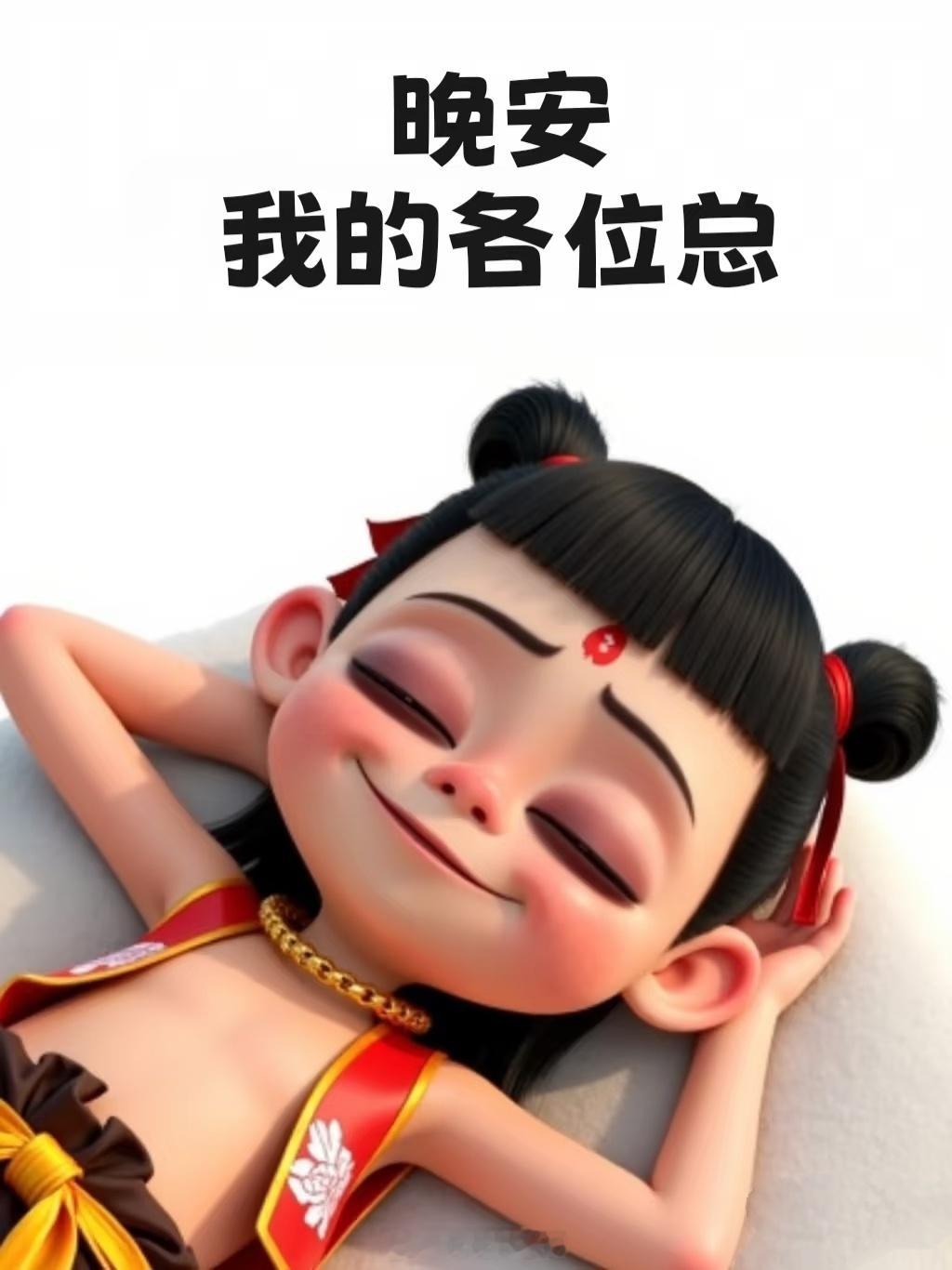 晚安呀，祝你睡个好觉，明天看盘顺顺利利～