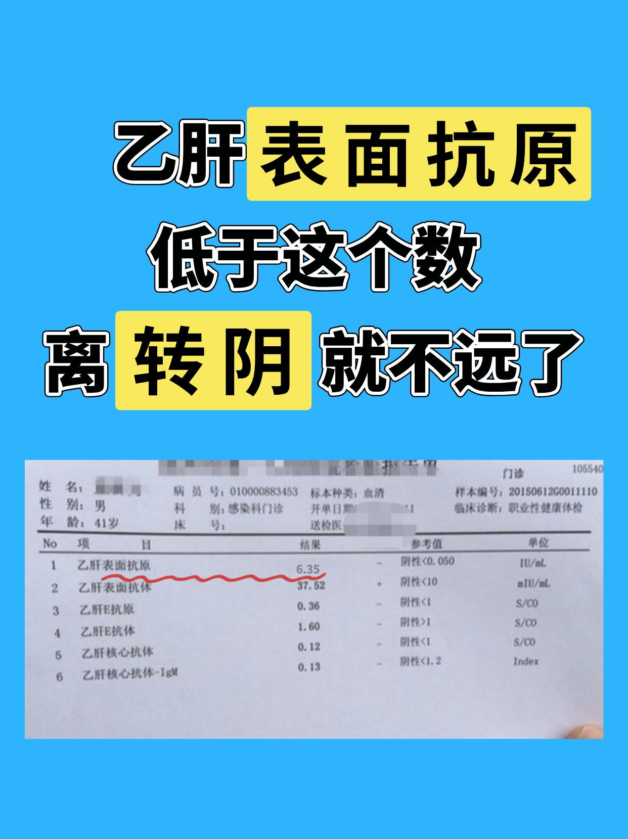 乙肝四个关键指标正常，基本不用担忧了第一，HBVDNA持续阴性。这是抗病毒治