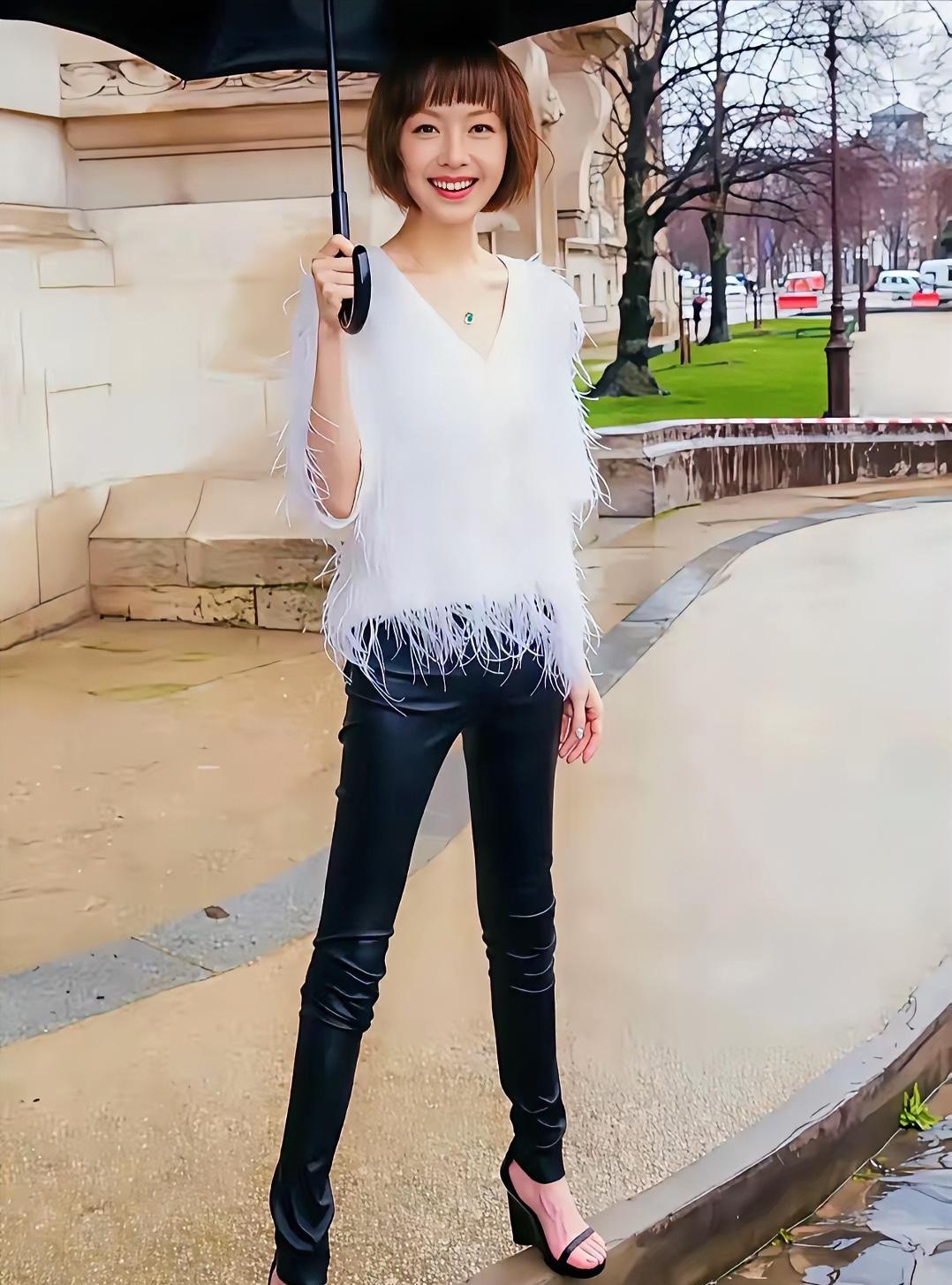陈鲁豫，164cm，全身就脚丫有肉