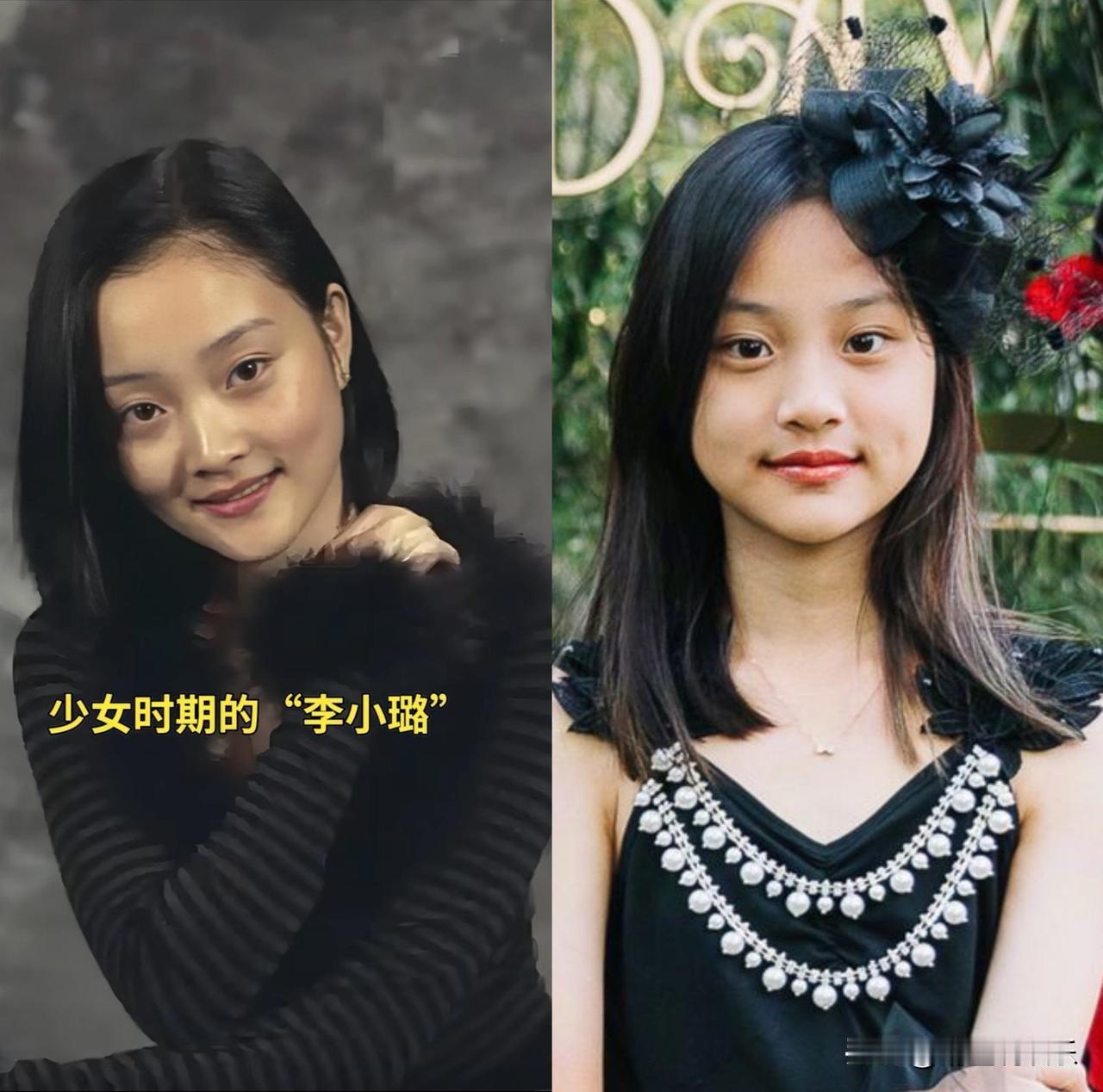 基因这回事，有时候真的很玄，一直以为甜馨更像爸爸贾乃亮，直到看到她妈妈少女时