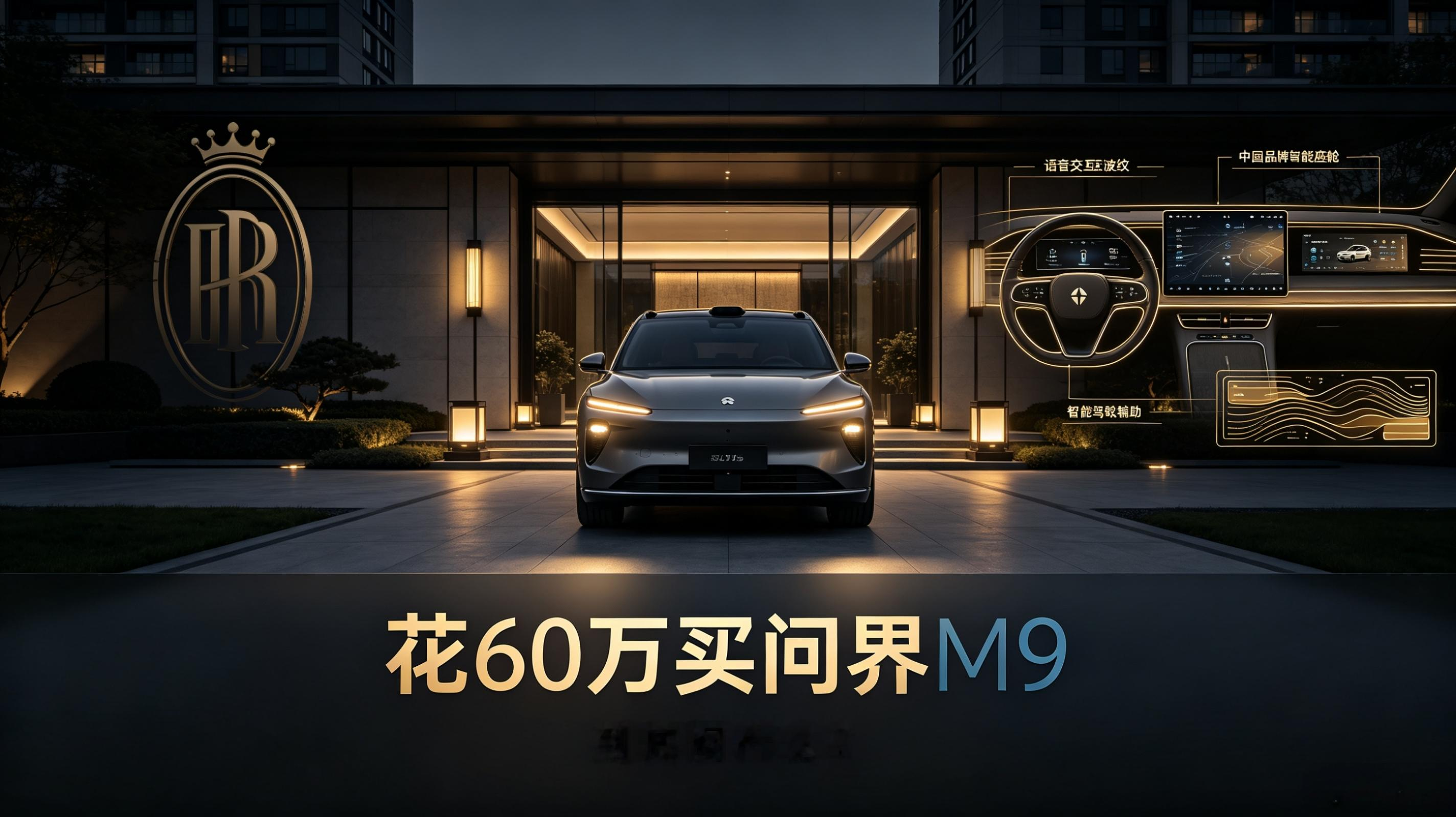 花60万买问界M9的人，到底图什么？一个做外贸的重庆老板，原来开的是宝马X5。今年想换车，预算60万