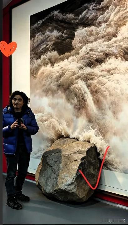 近日，著名黄河画家徐惠君，一幅价值380万元的画作，因为落款时候的失误，导致脚手