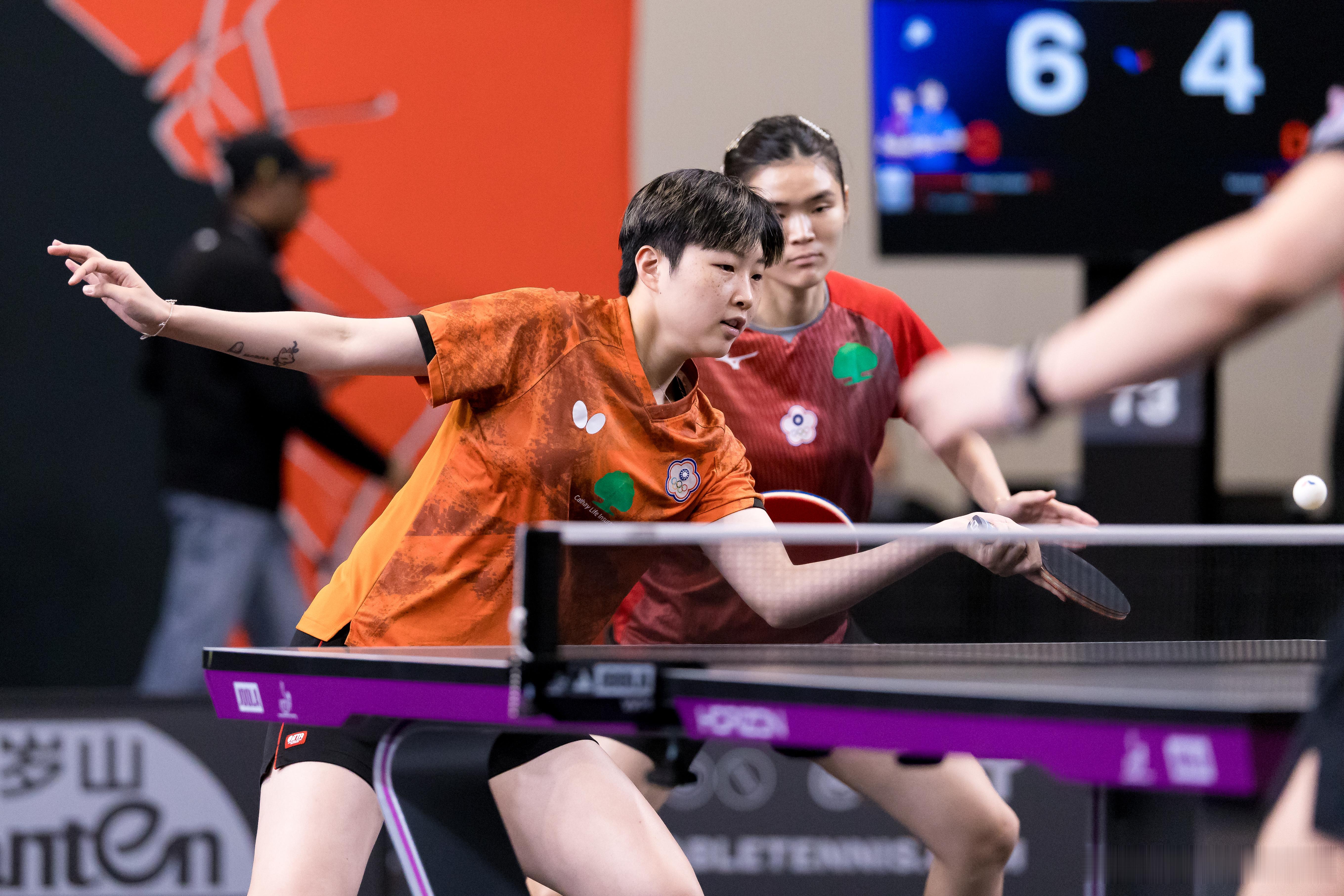 WTT美国大满贯2026女双1/8决赛肖瑶茜(ESP)/赫尔希(WAL)3-