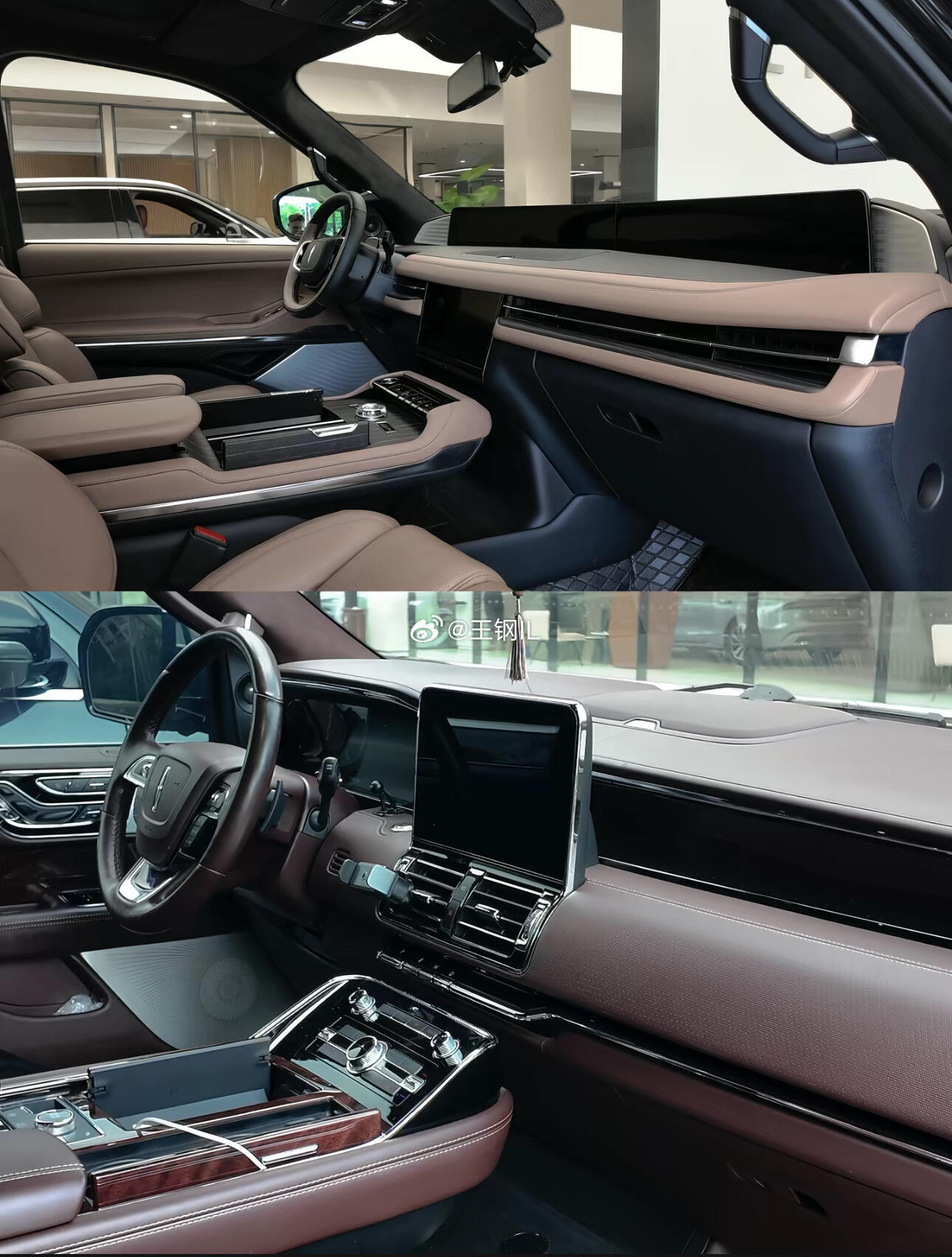 林肯领航员老款VS新款，新款有点电动车的感觉林肯领航员