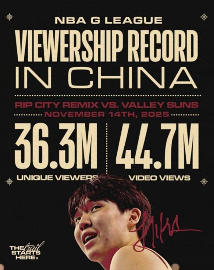 波特兰开拓者队官方与其G联盟下属球队撕裂之城混音队联合宣布，在11月15日进行的